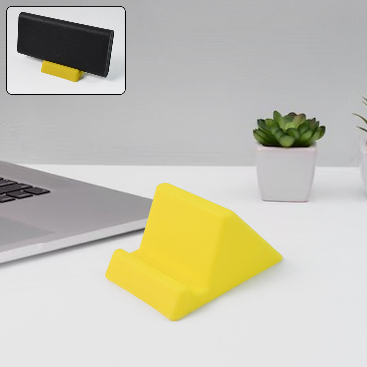 Compact Plastic Mobile Phone Holder Stand (1 Pc  Mix Color) - Happy Price - Image 2