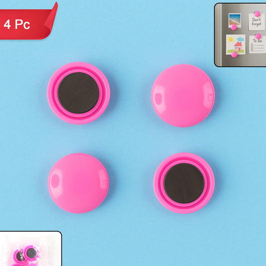 Round Fridge Magnets - Pack of 4 - Happy Price - Image 1