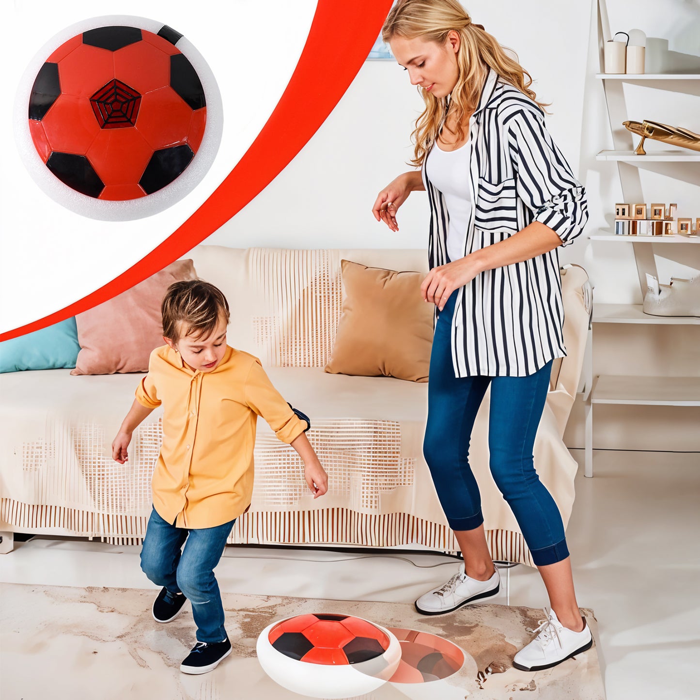 Ttg Hover Soccer Ball Toy With Foam Bumper - Happy Price - Image 5