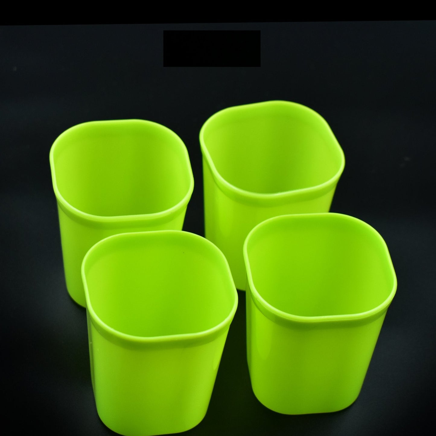 Plastic Drinking Glass Set For Drinking Milk Water Juice (Pack Of 4) - Happy Price - Image 1