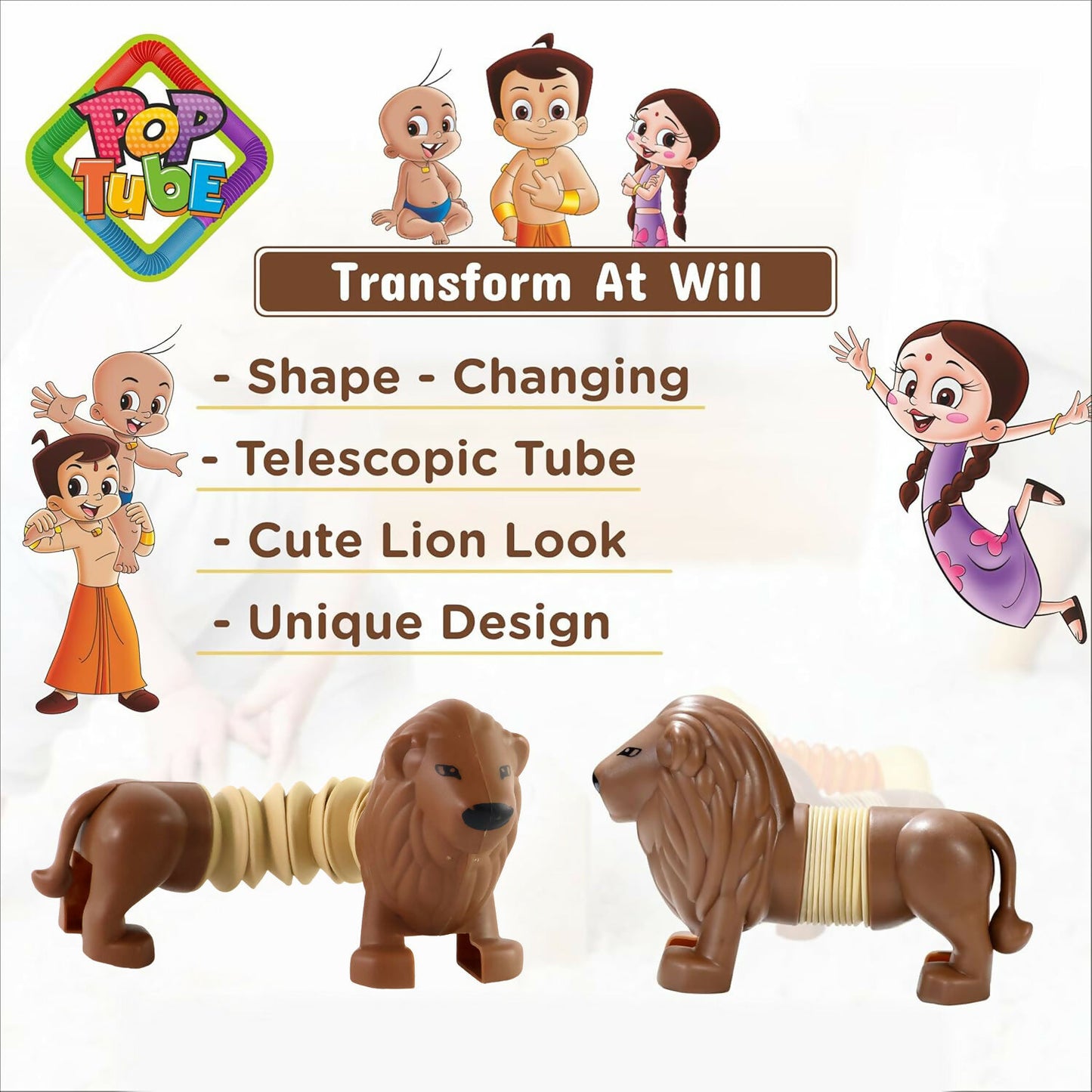 Lion Shape Magic Spring Toy for Kids - 1 Pc - Happy Price - Image 5