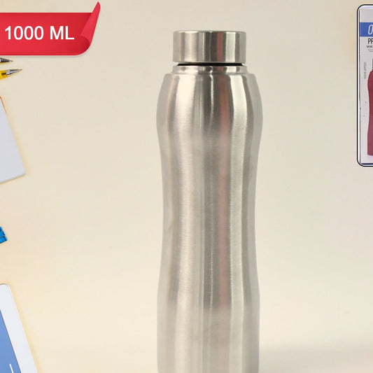 1000 ML Stainless Steel Double Wall Vacuum Insulated Water Bottle - Happy Price - Image 1