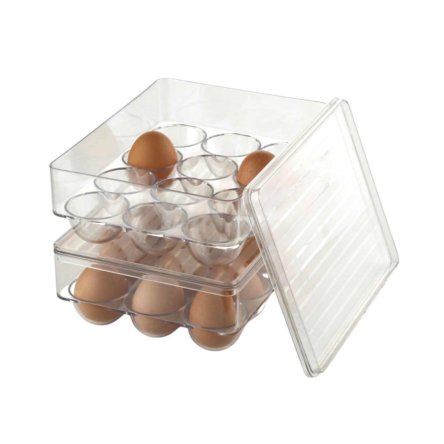 12 Cavity Egg Storage Box For Holding And Placing Eggs Easily And Firmly. - Happy Price - Image 3