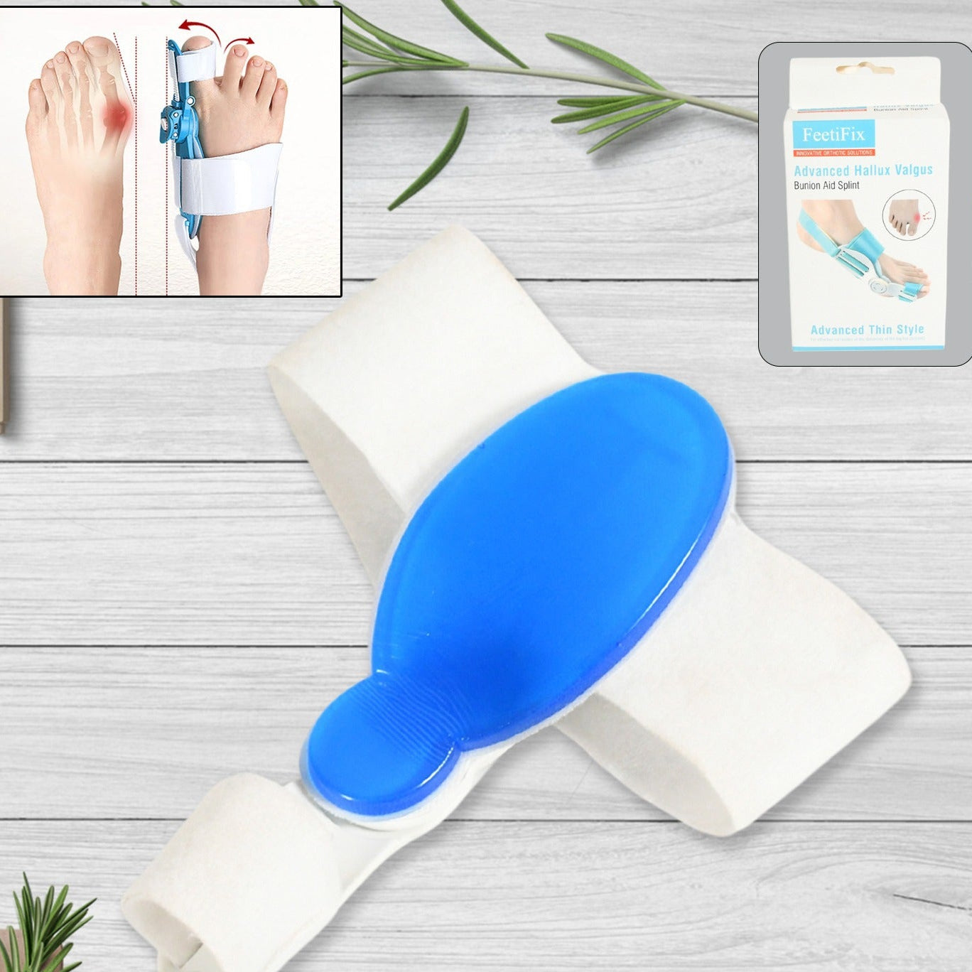 Bunion Support Splint. Valgus And Bunion Valgus Corrector Hallux Valgus Corrector Adjustable Bunion Valgus Protective Cover For Men And Women - Happy Price - Image 1