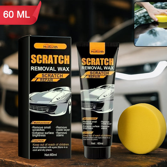Car Paint Scratch Repair Wax (60ml) with Applicator Sponge - Happy Price - Image 1