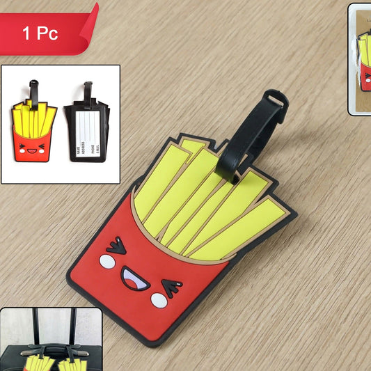Cute French Fries Design Travel Identification Luggage Bag Tag