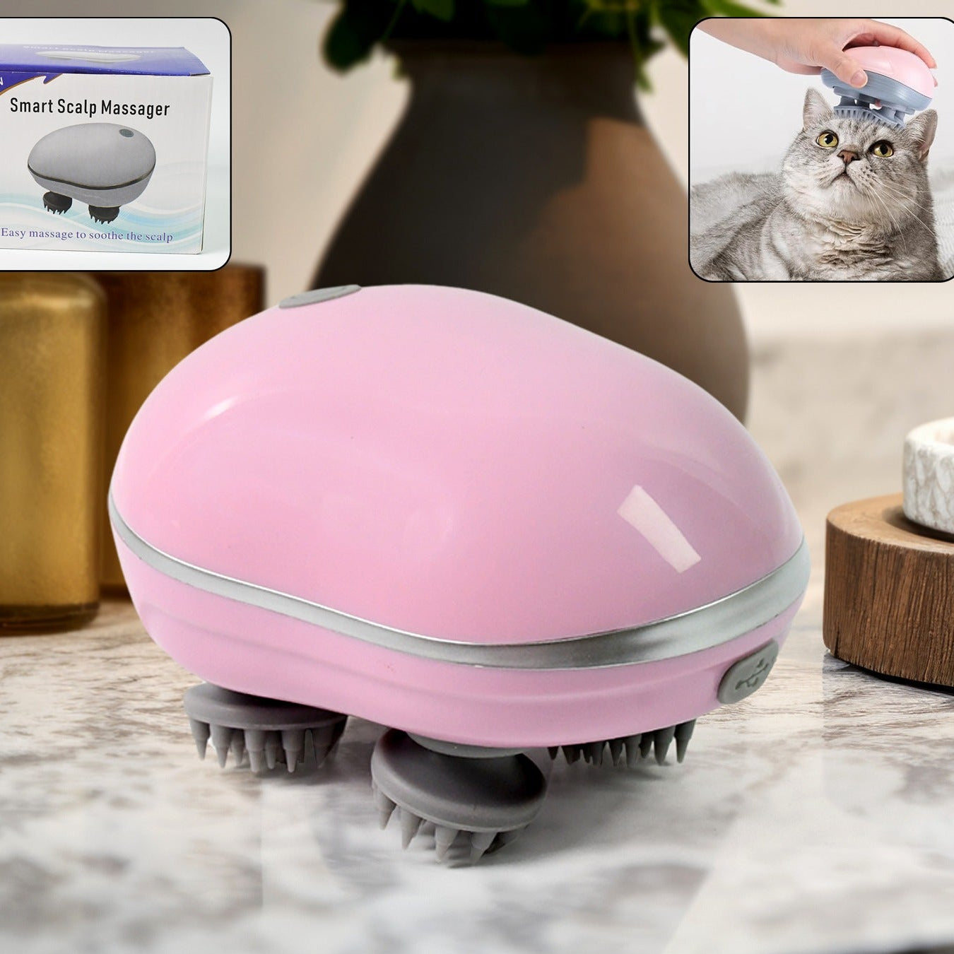 Smart Electric Scalp Massager (1 Pc) - Happy Price - Image 1