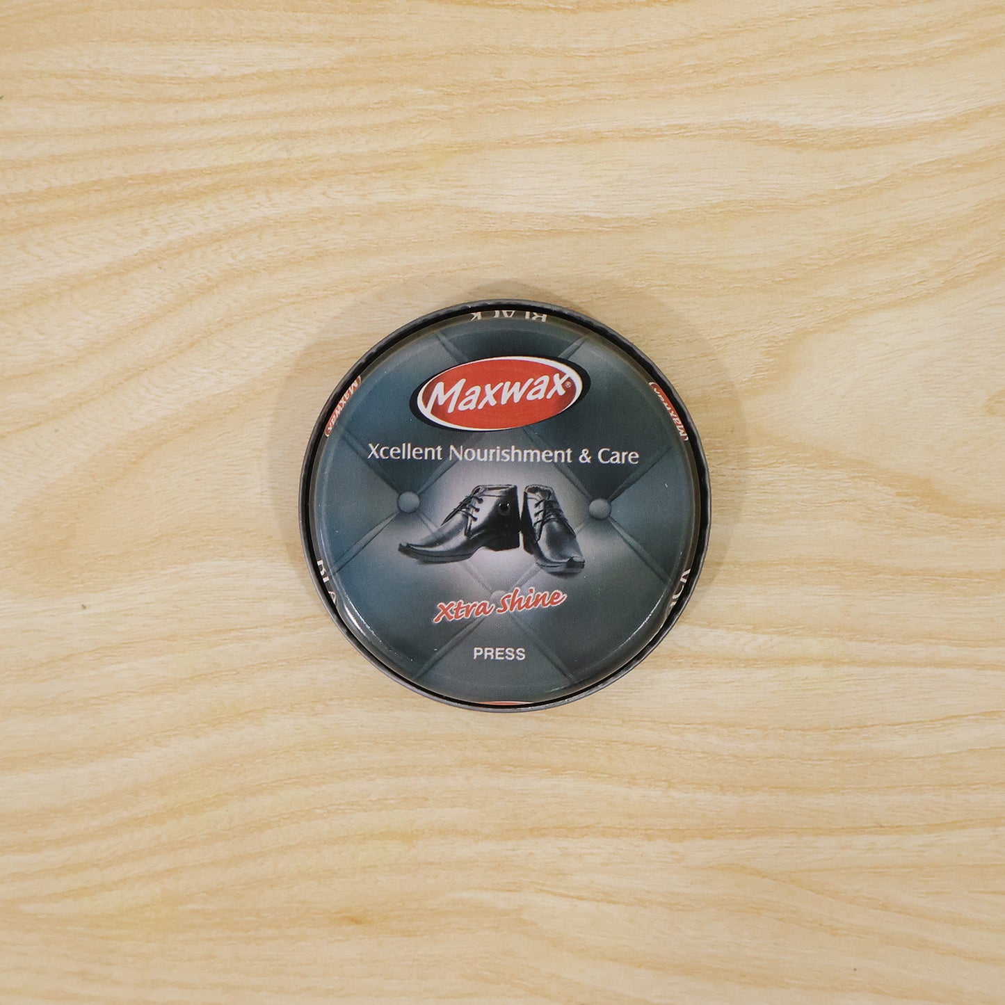 Maxwax Black Shoe Polish Cream (1 Pc 15 Gm)