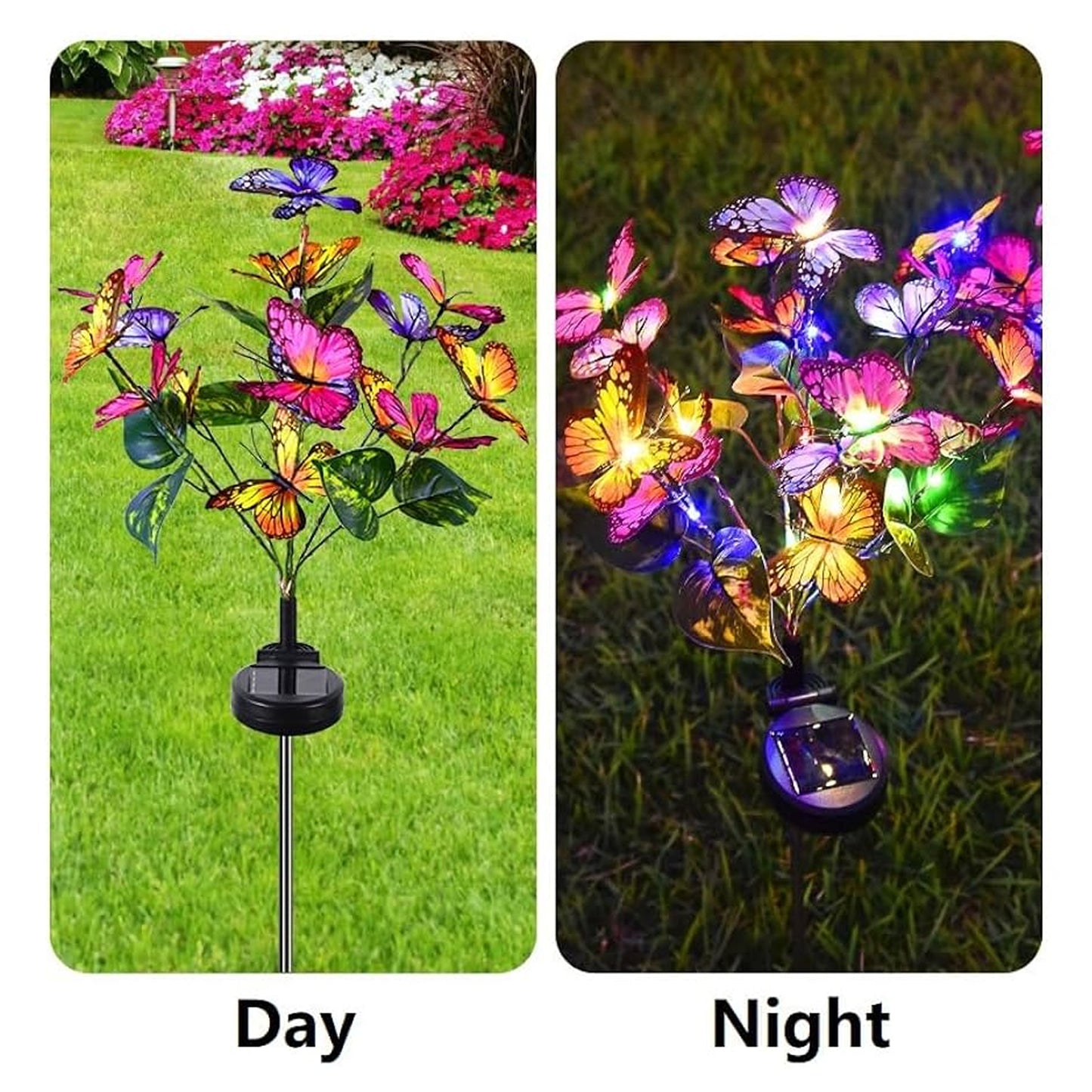 Solar LED Butterfly Garden Stake Light - Color Changing Outdoor Decor - Happy Price - Image 6