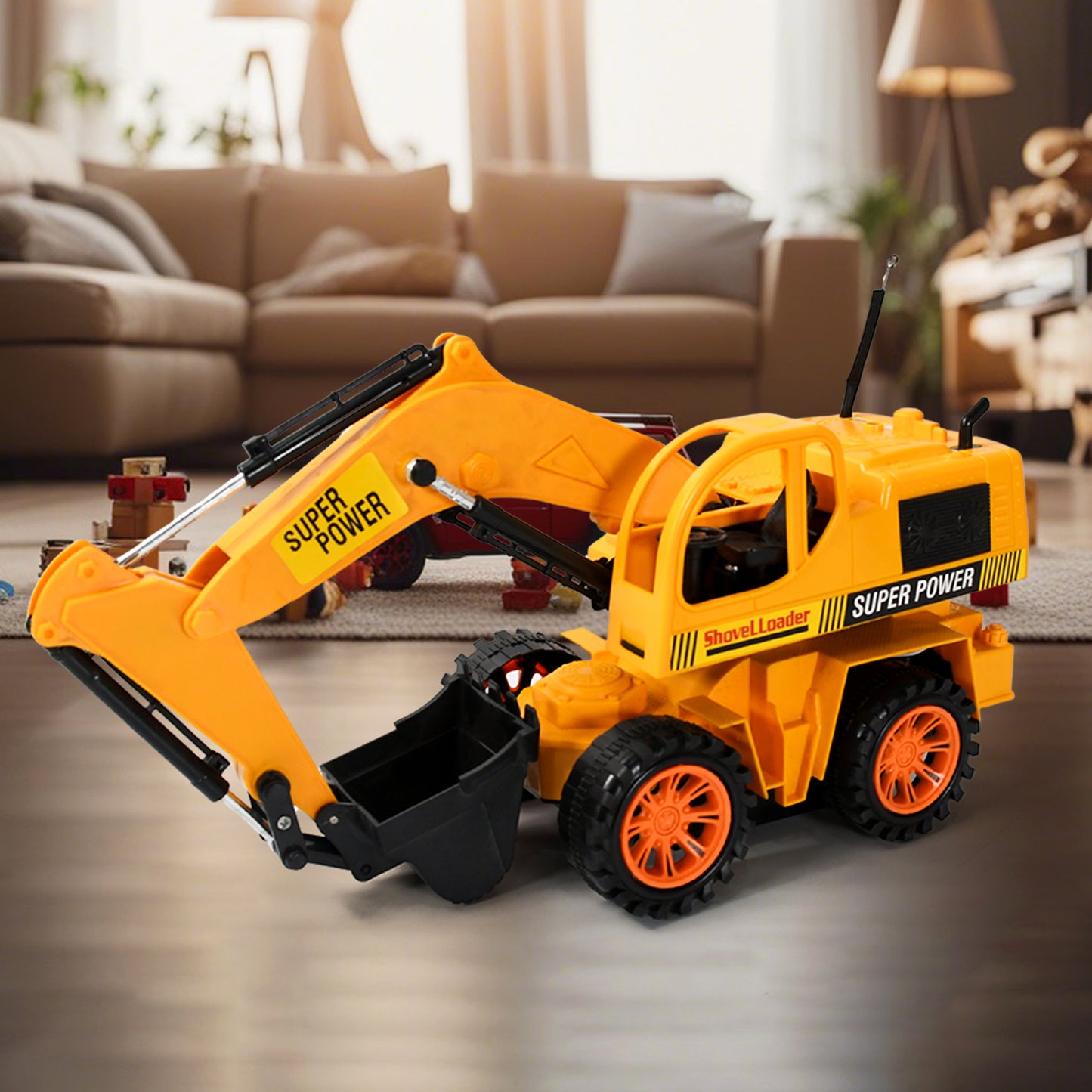 Plastic Jcb Construction Toy Remote Control Jcb Toys For Kids Boys Super Power Remote Control Jcb Truck Construction Toy (1 Set) - Happy Price - Image 5