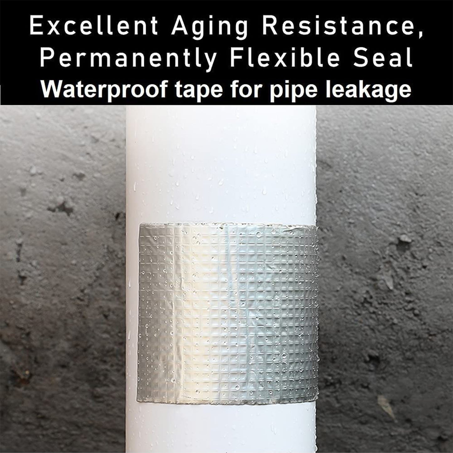 High Polymer Butyl Rubber Waterproof Tape - 100mm Width, Heavy Duty Leak Repair - Happy Price - Image 4