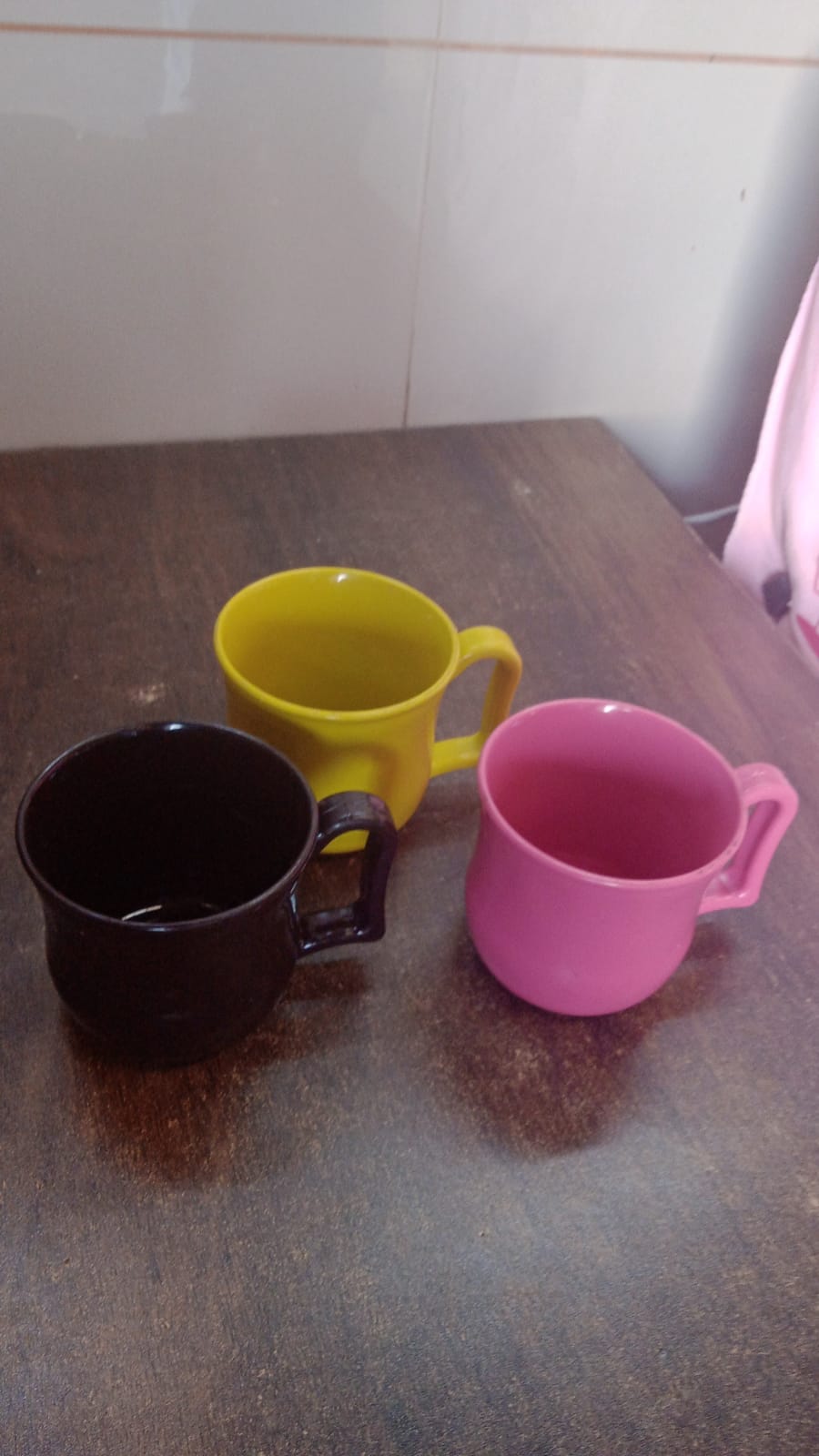Premium Plastic Coffee  Tea Cups  Mug With Handle (1 Pc  Loose  Mix Color) - Happy Price - Image 7