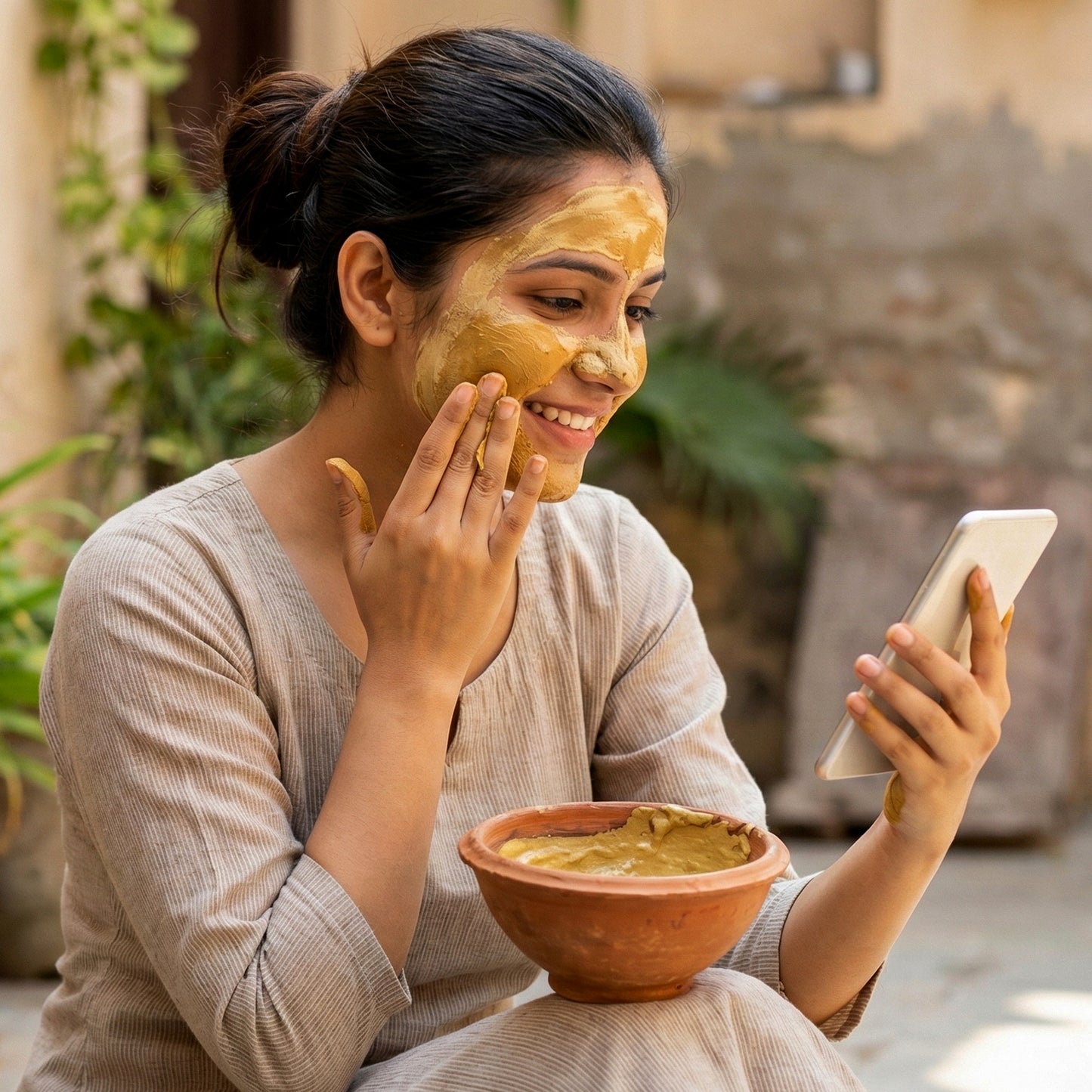 Herbal Multani Mitti & Rose Face Pack - 80 gm - Happy Price - Image 5