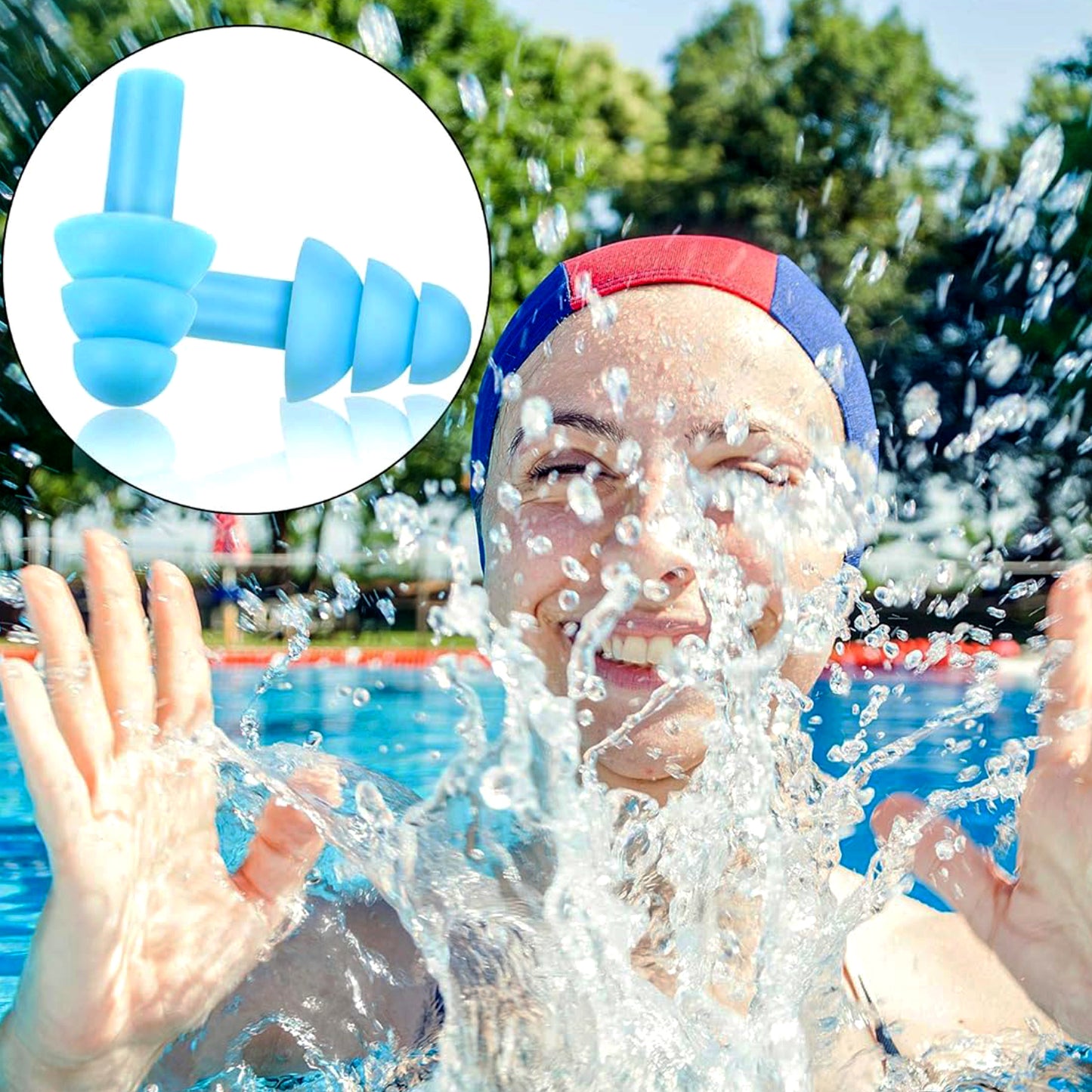 Soft Foam Earplugs for Sleep & Travel - Noise Reduction (2 Pc Set) - Happy Price - Image 3