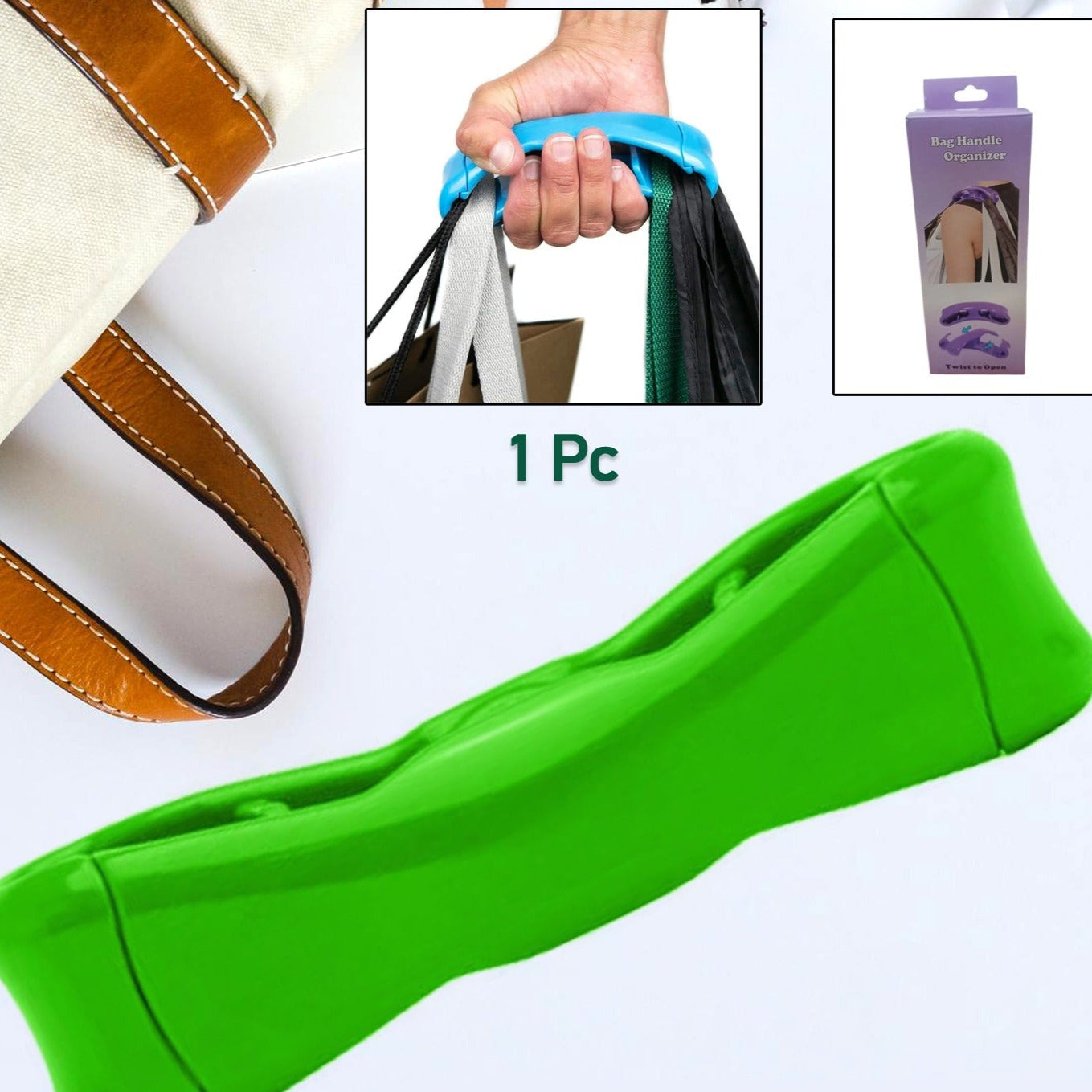 Click  Carry Grocery Bag Holder (1 Pc  Multi Color) - Happy Price - Image 1