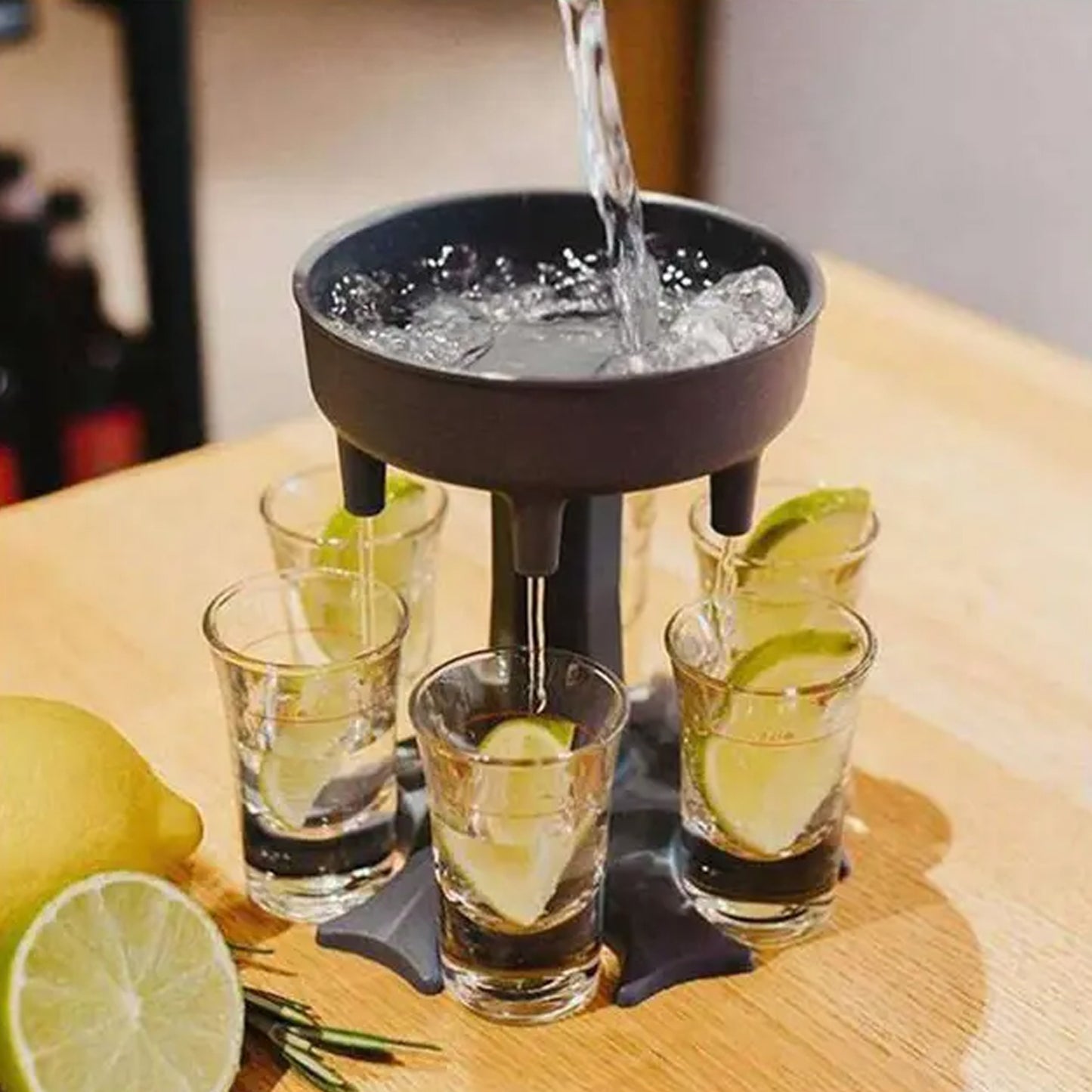 6 Shot Win Glass Dispensers And Tray Drinking Games Shot Glasses Dispenser Party Gifts Shot Spout For Faster Start Of The Party - Happy Price - Image 5
