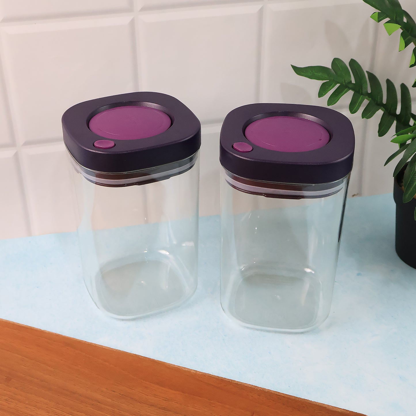 Supermom Airtight Kitchen Storage Containers (2 Pc Set  1200ml) - Happy Price - Image 4