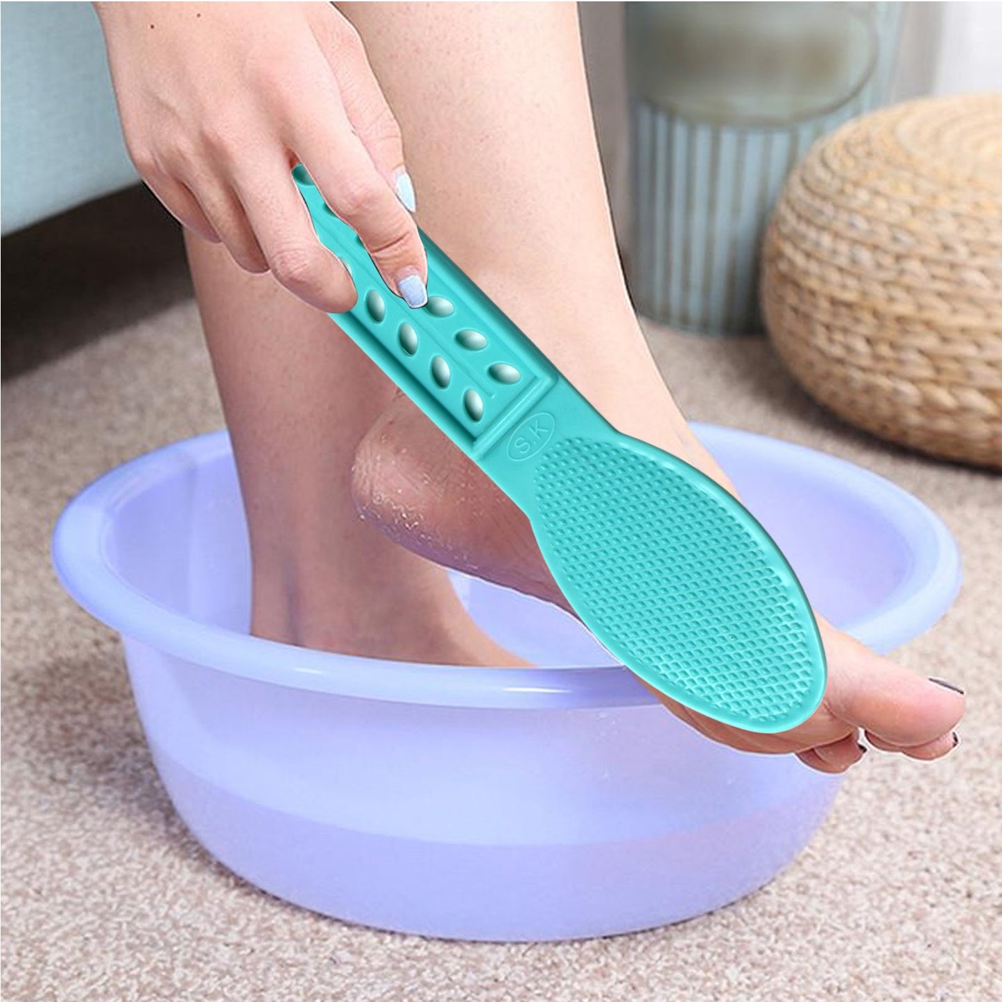 Plastic Foot Scrubber Pedicure Foot Care - Happy Price - Image 4