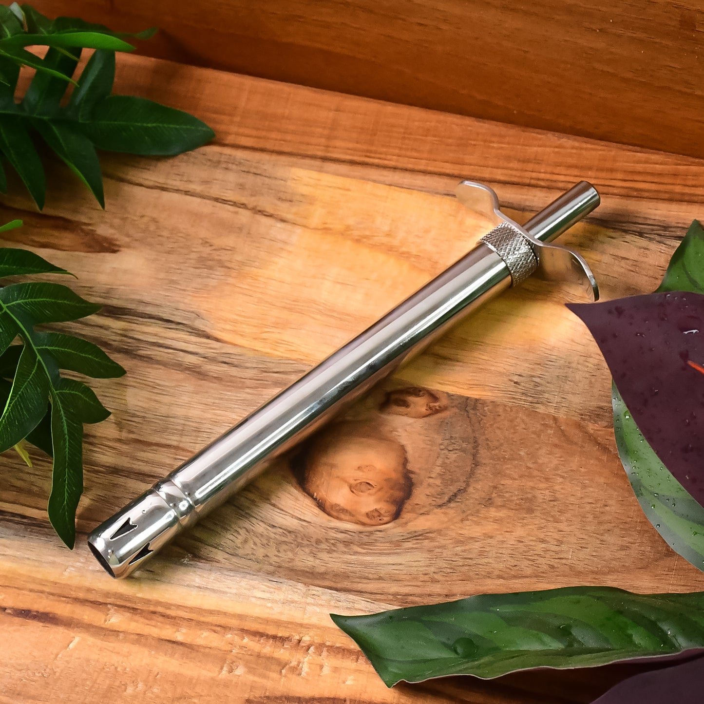 Durable Stainless Steel Gas Lighter with German Piezo Ignition - Battery-Free for LPG/PNG Stoves - Happy Price - Image 4