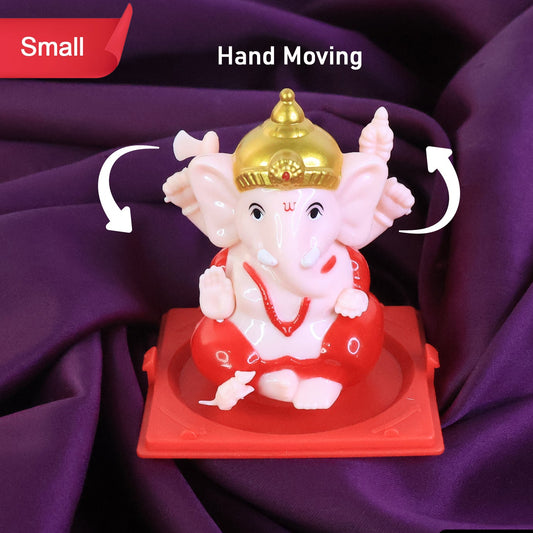 Lord Ganesh Idol in Transparent Case - 1 Pc - Happy Price - Image 1