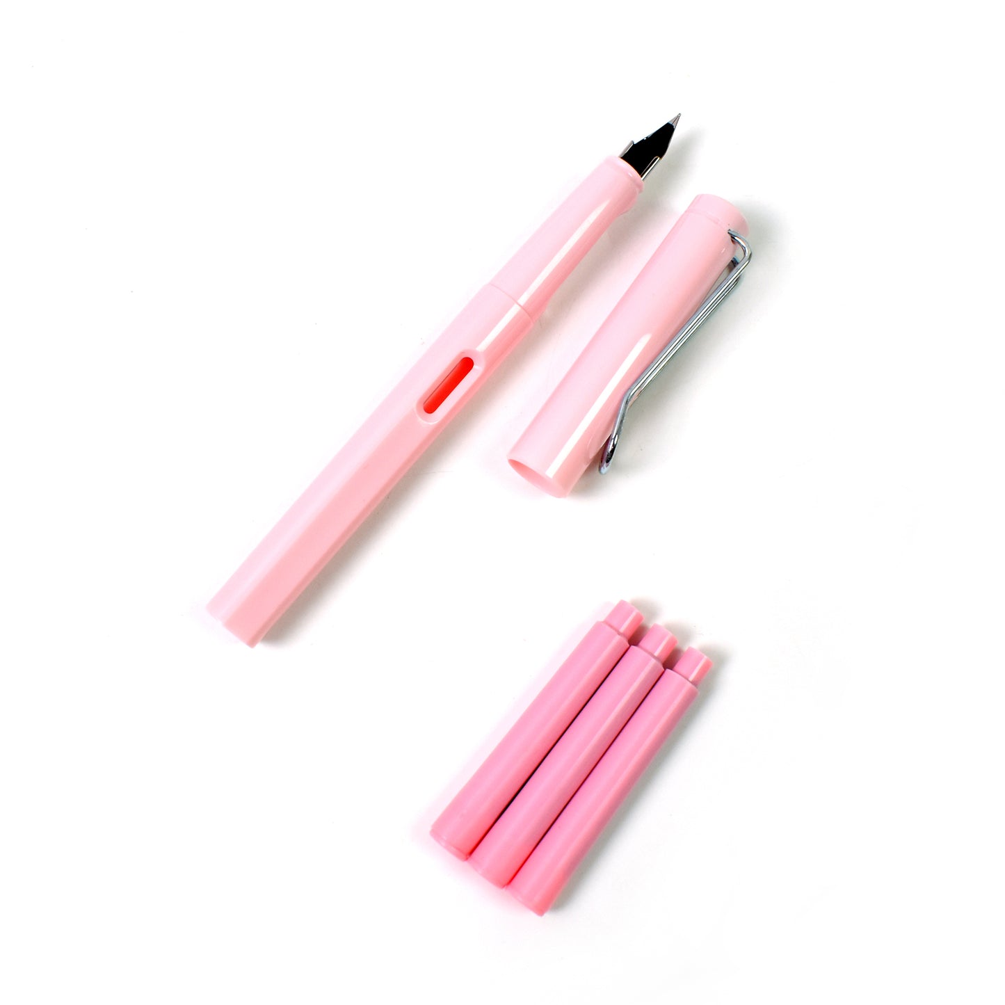 Fountain Blue Pen With 3 Refills (1 Set) - Happy Price - Image 5