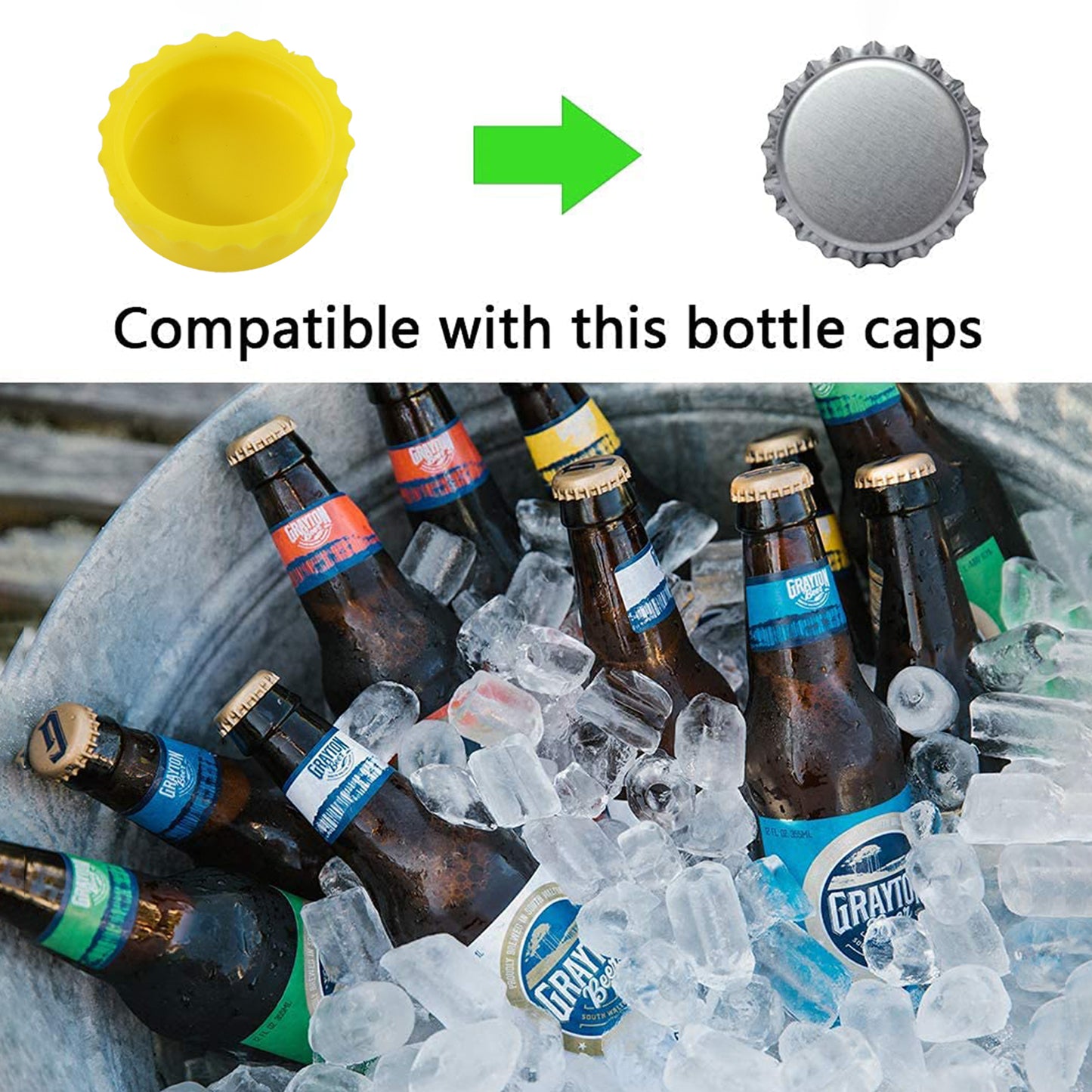 Reusable Silicone Bottle Cap Cover - 1 Pc - Happy Price - Image 4