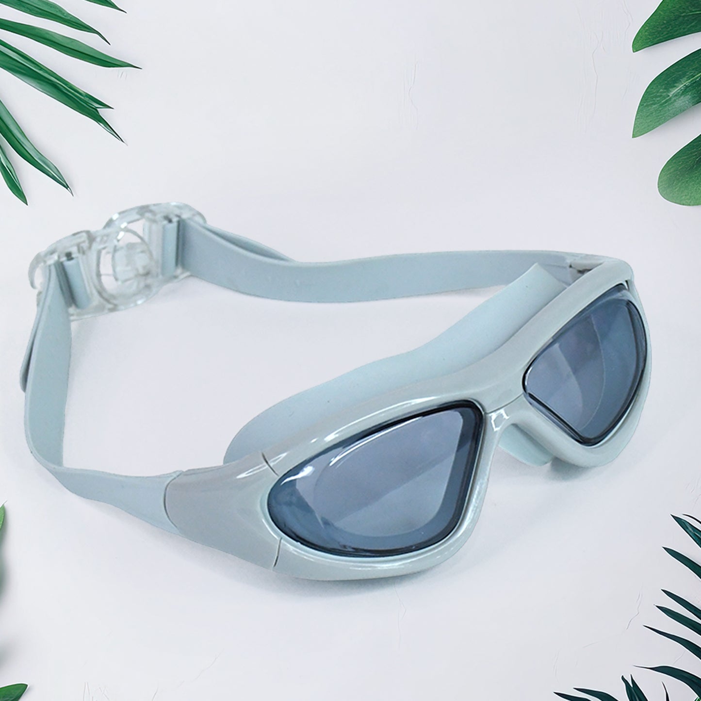 Premium Wide Vision Swimming Goggles With Protective Hard Case (1 Pc) - Happy Price - Image 6