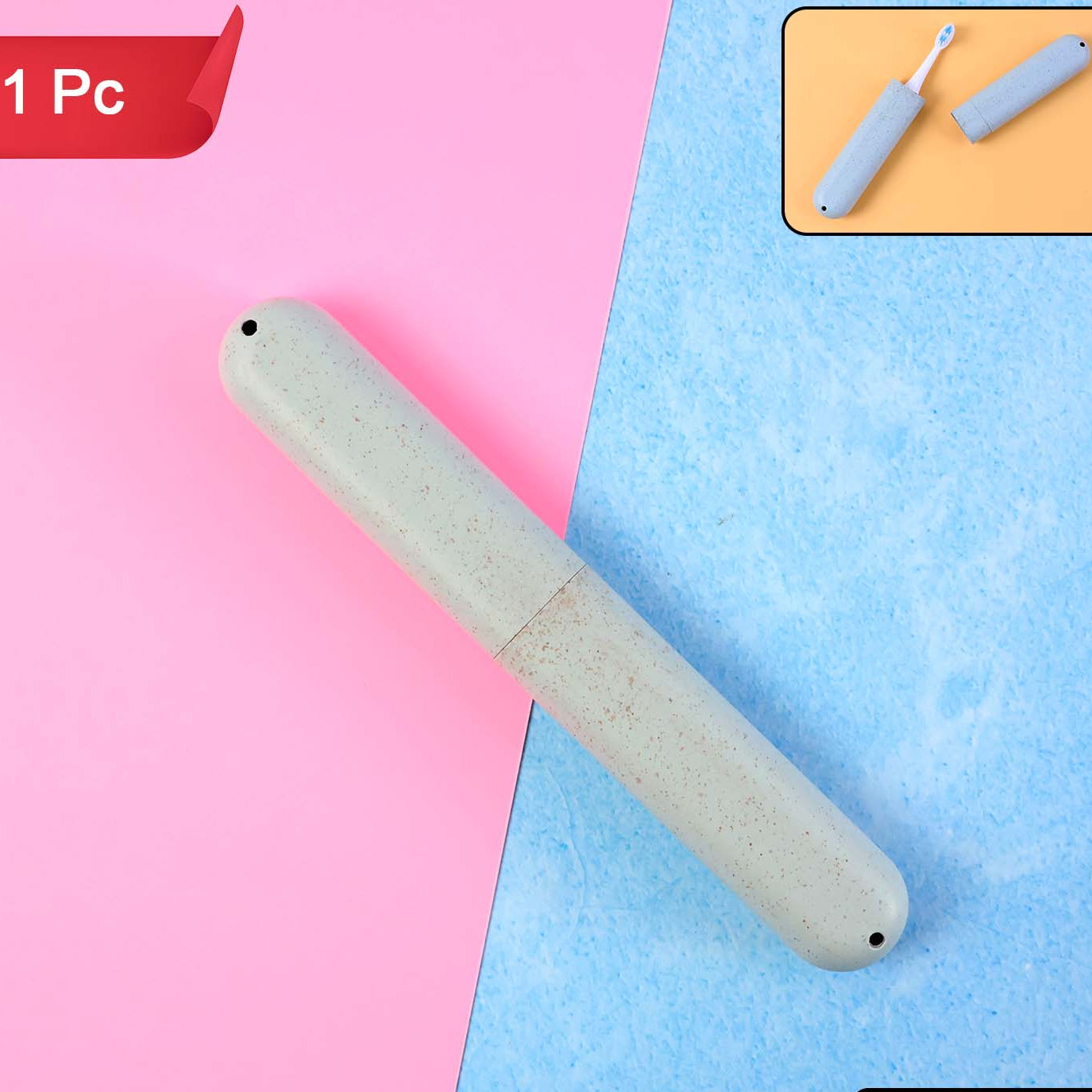 Portable Toothbrush Holder Case for Travel & Home (1 Pc) - Happy Price - Image 1