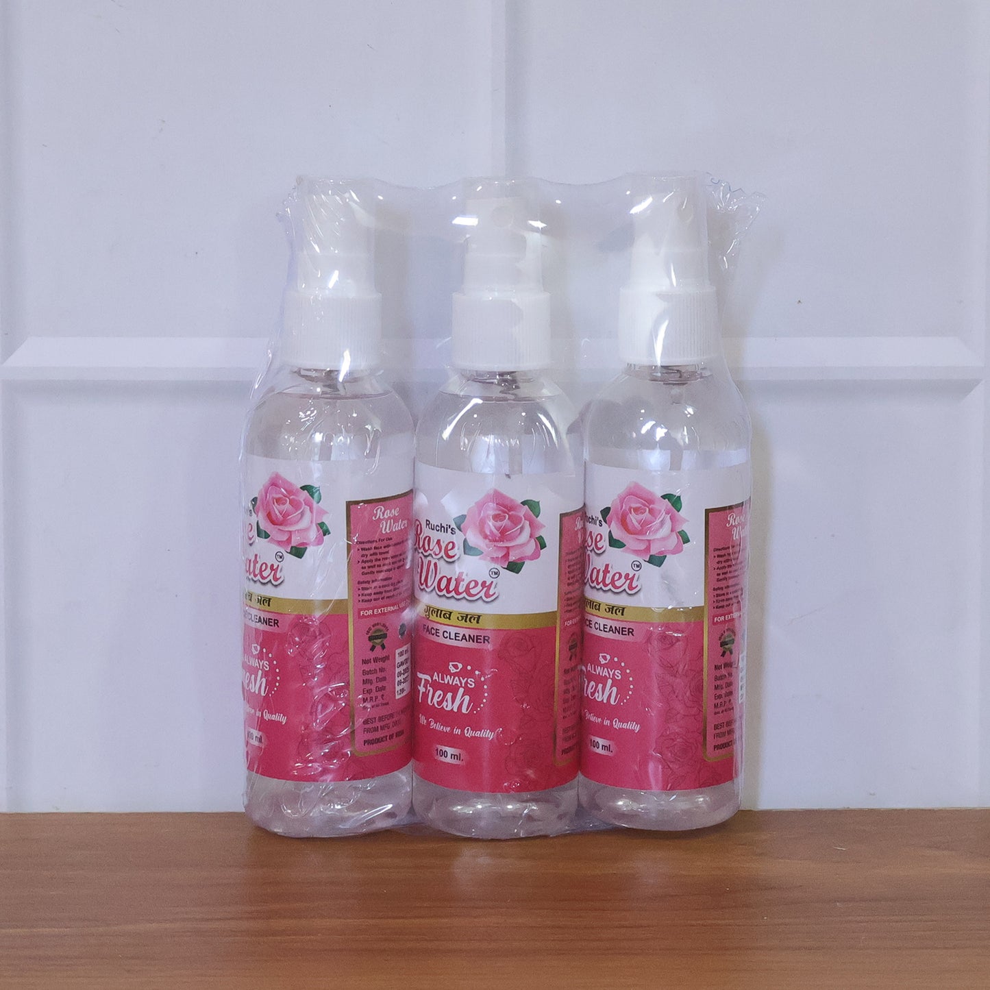 Rose Water Face Mist Set - 3 x 100 ML Bottles - Happy Price - Image 7