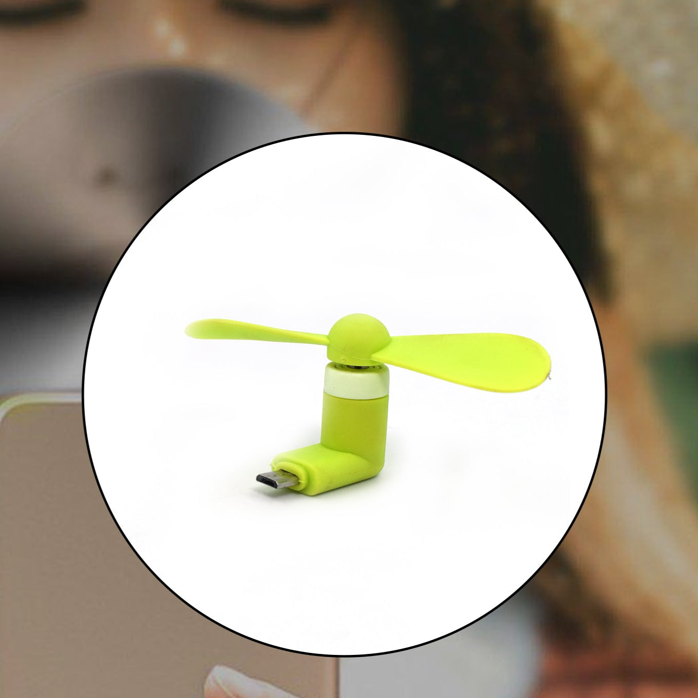 Mini Usb Fan For Having Cool Air Instantly Anywhere And Anytime Purposes. - Happy Price - Image 1