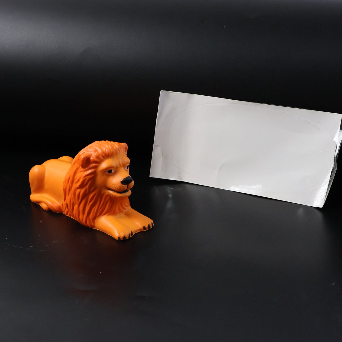 Golden Orange Lion Car Dashboard Figurine - 1 Pc Decorative Showpiece - Happy Price - Image 3