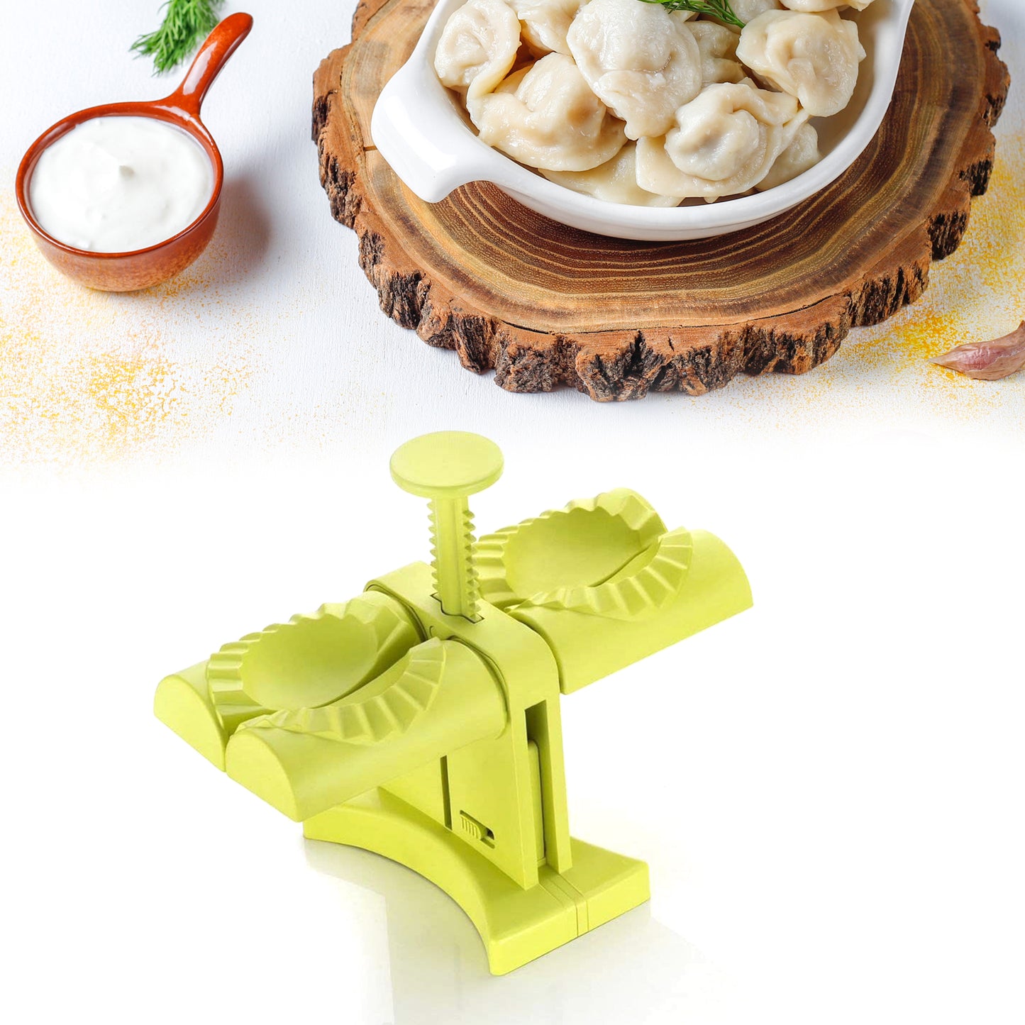 Dumpling Maker Molddouble Head Dumpling Mold Wrap Two At A One Timehousehold Dumpling Maker Mouldeasy-tool For Making Dumplingsdumpling Press Mold Kitchen Accessories - Happy Price - Image 4