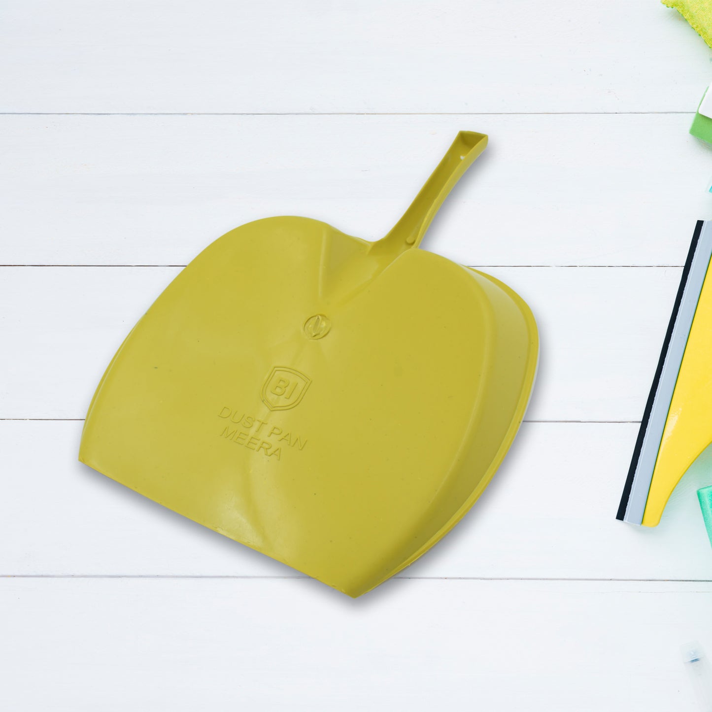 Dustpan With Long Handle Dust Collection Dust Pan Tray For Kitchen Home Office Bathroom Etc (1 Pc  Multicolor ) - Happy Price - Image 5