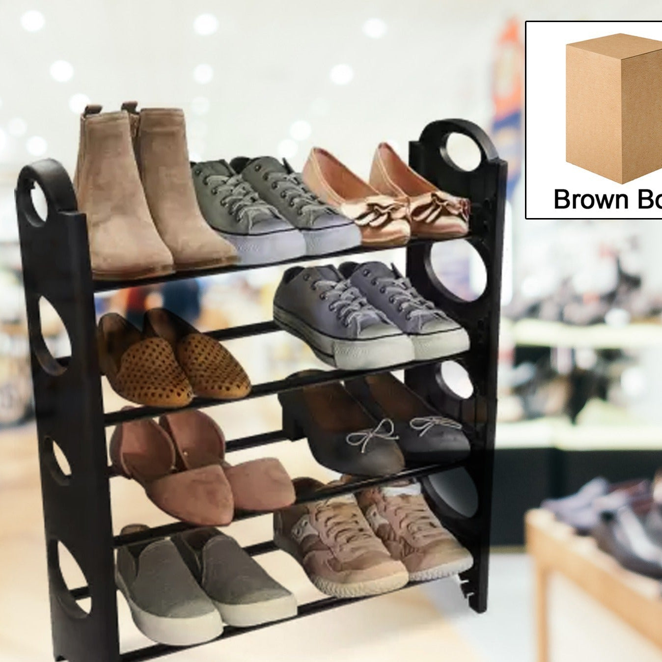 Multi-Tier Shoe Rack Organizer - Space-Saving Storage for Homes - Happy Price - Image 1
