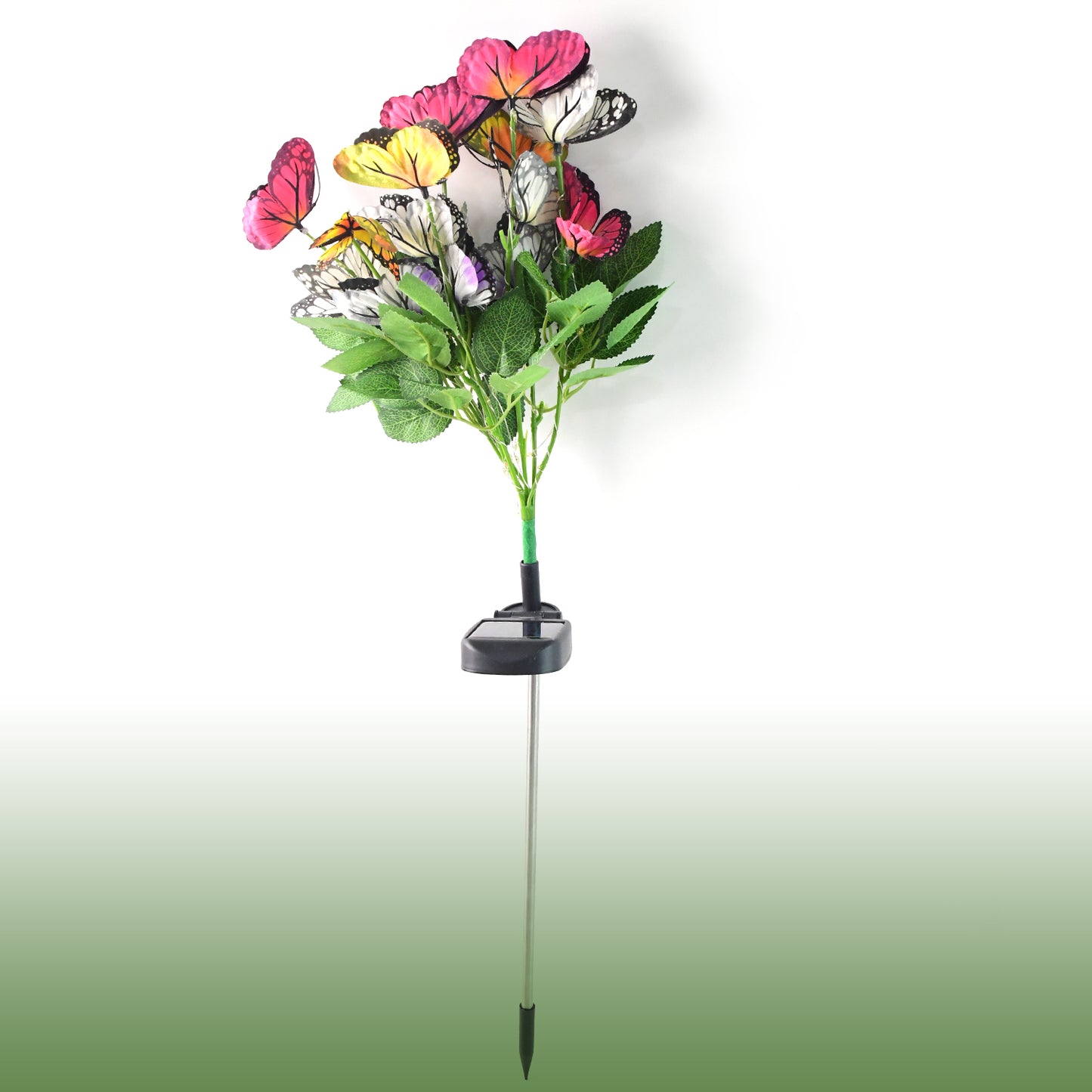 Solar LED Butterfly Garden Stake Light - Color Changing Outdoor Decor - Happy Price - Image 3