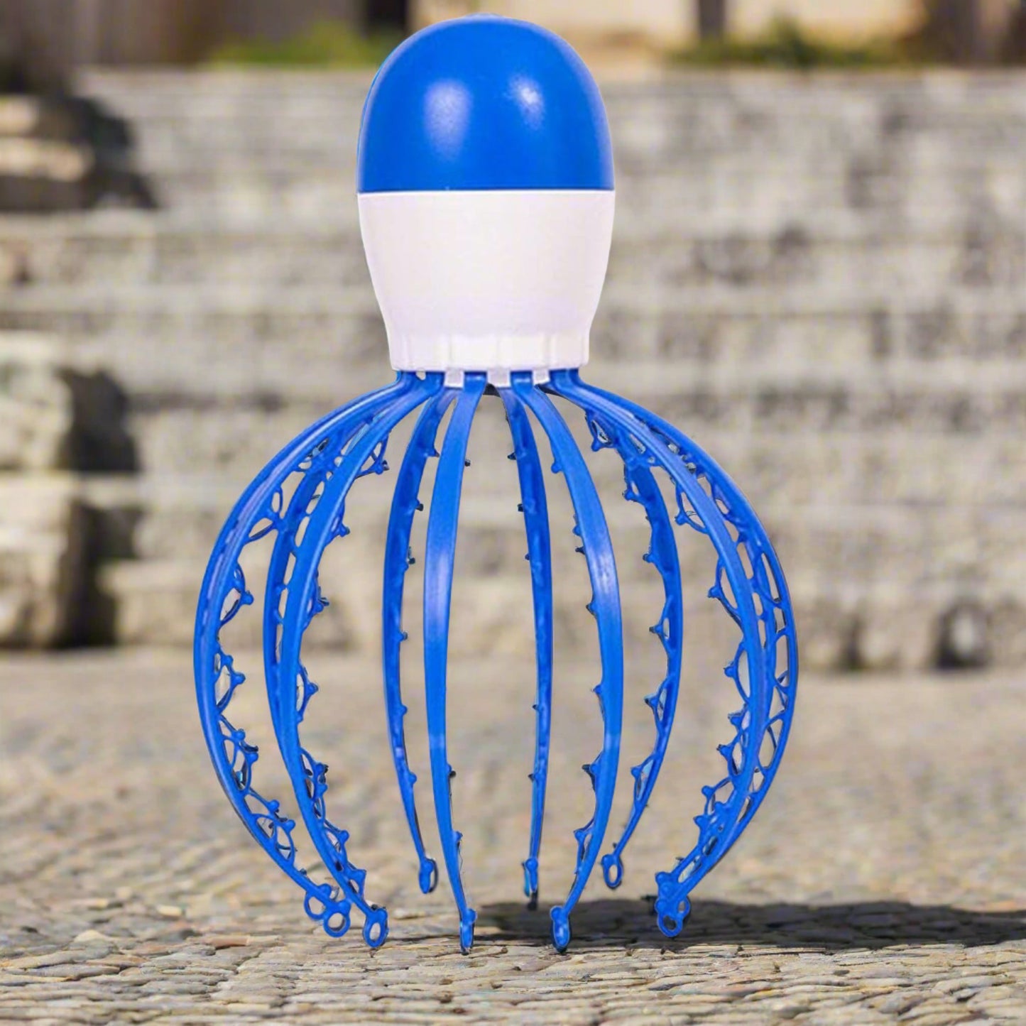 Electric Octopus Claw Scalp Massager Stress Relief Therapeutic Head Scratcher (Battery Operated  Not Included Battery  Mix Color  1 Pc) - Happy Price - Image 4