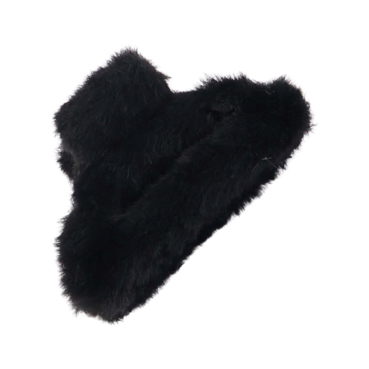 Big Faux Fur Hair Claw Clip (1 Pc) - Soft & Secure Hold - Happy Price - Image 4