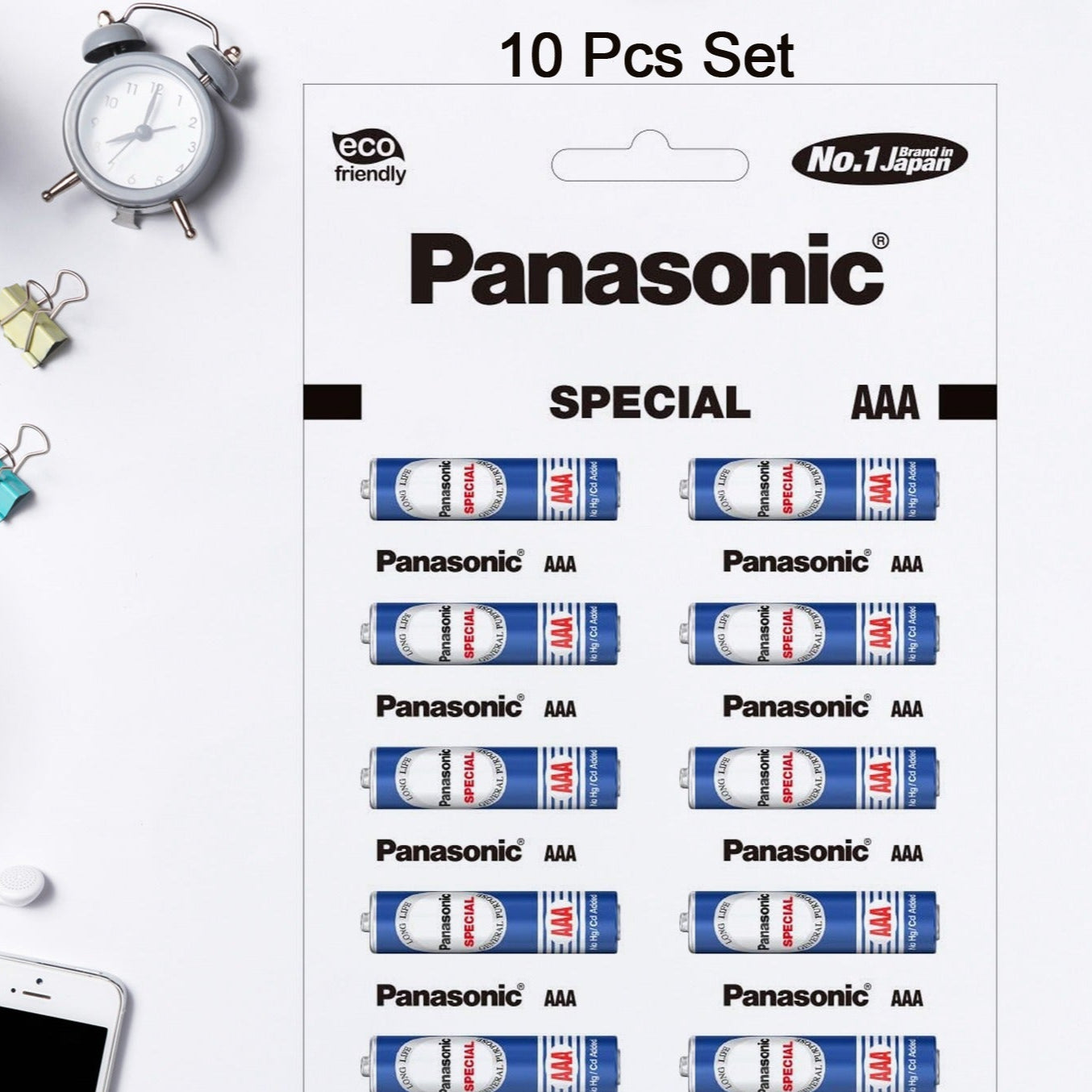 Panasonic Special Aaa Eco Friendly Battery (10 Pcs Set) - Happy Price - Image 1