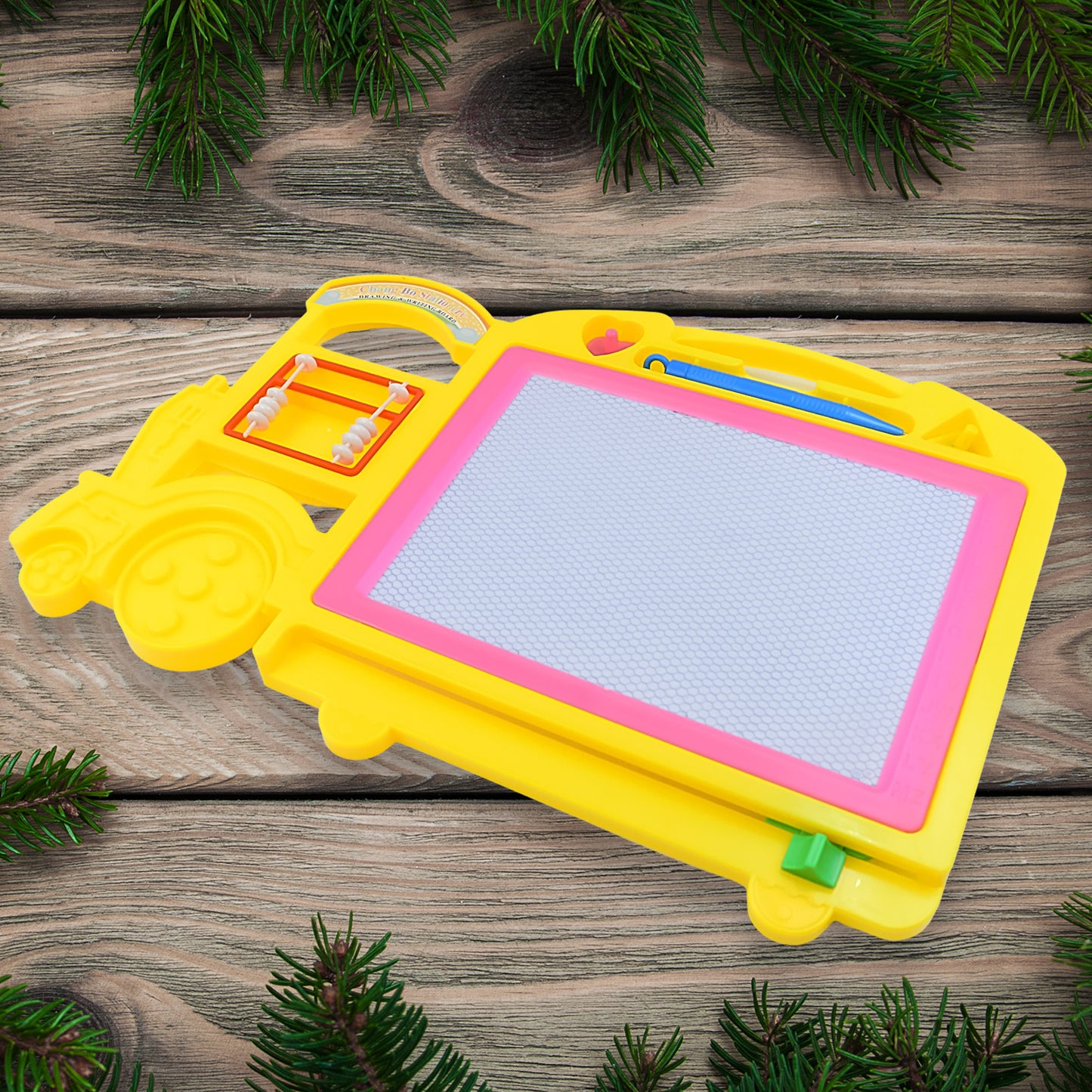 Bus Shape Drawing  Writing Slate Board For Kids (1 Pc  32  21 Cm) - Happy Price - Image 3