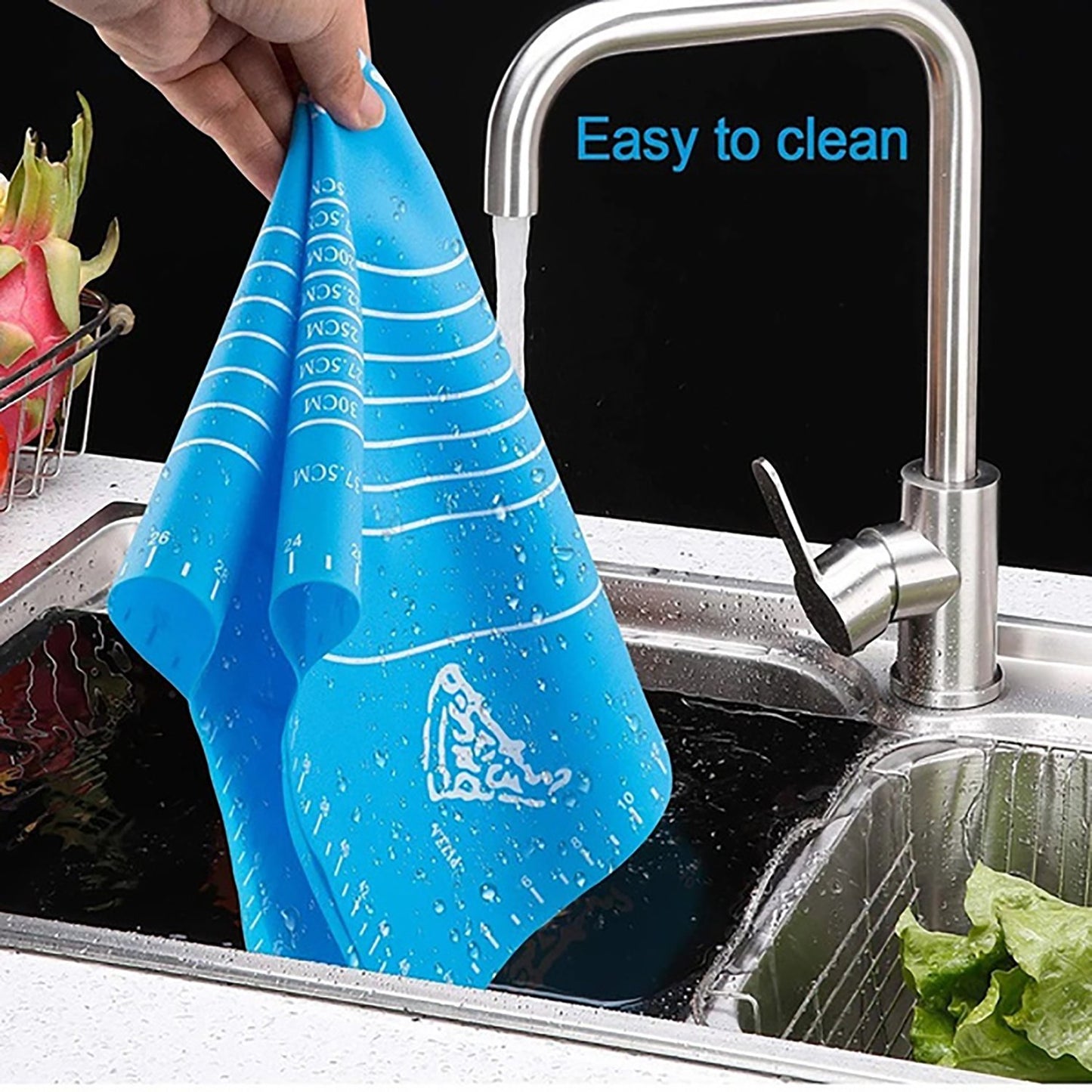 Rolling Mat Silicone Baking Mat Fondant Mat Sheet Chapati - Happy Price - Image 3