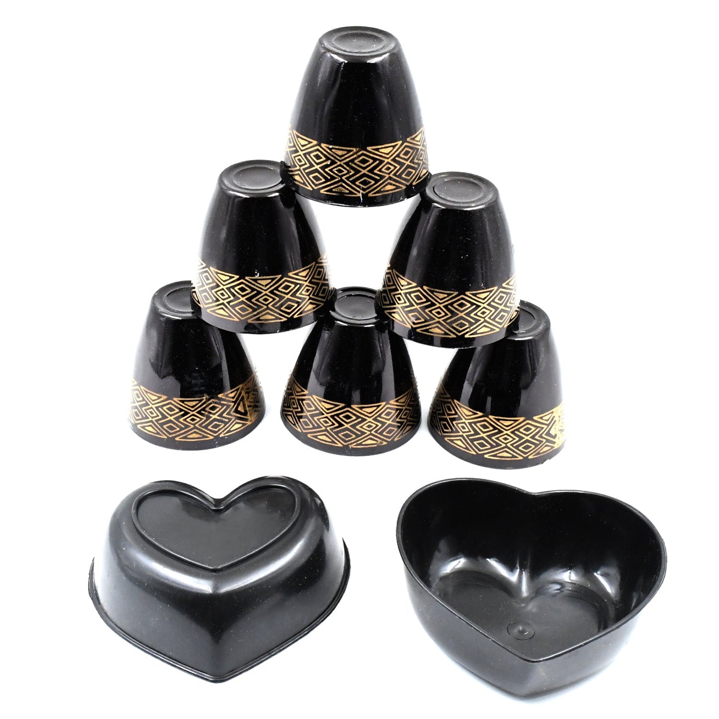 2 Bowl  6 Glass Snake Set ( 8 Pc Set ) - Happy Price - Image 4