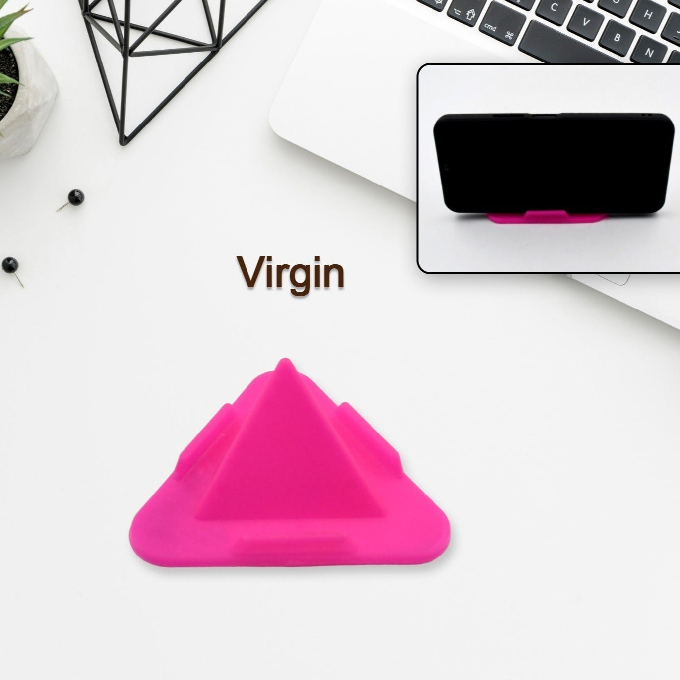 Pyramid Mobile Stand With 3 Different Inclined Angles - Happy Price - Image 1