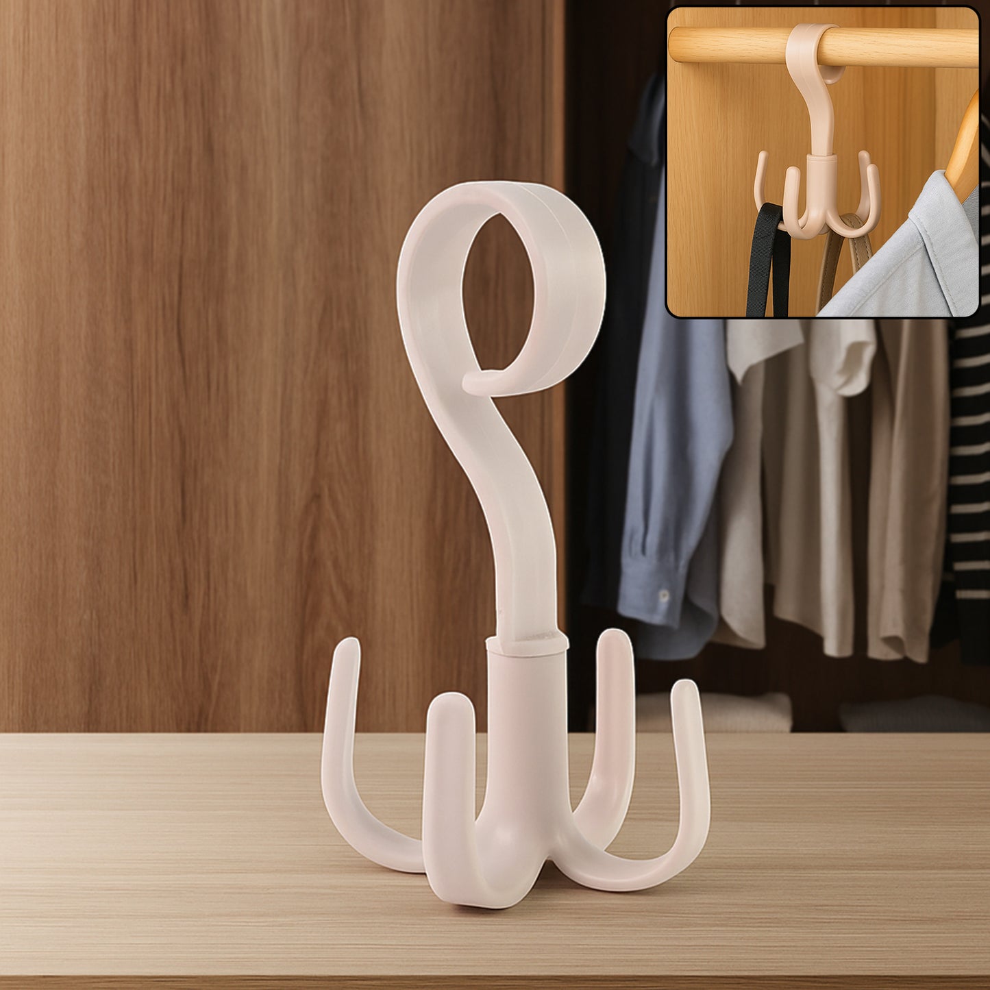 360 Rotating Multipurpose Hook Hanger (1 Pc) - Happy Price - Image 2