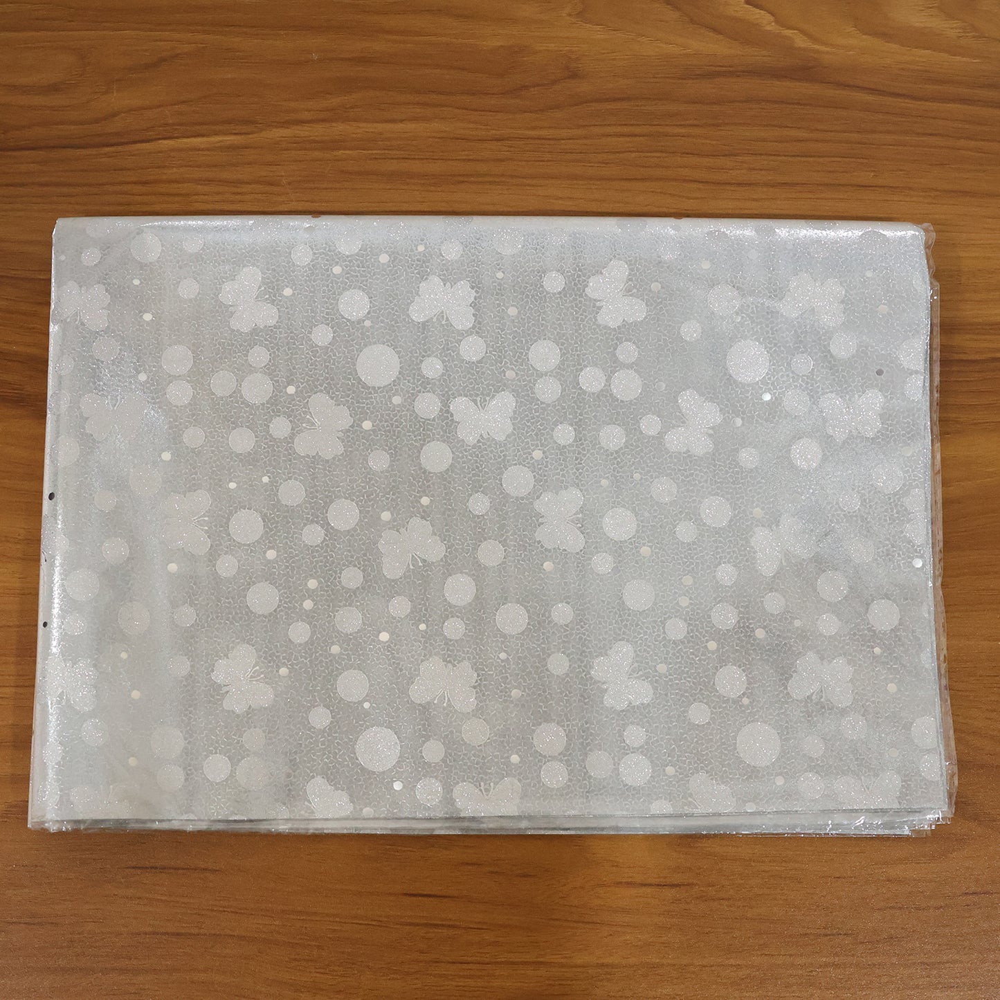 Decorative Silver Gift Wrap Sheets - Butterfly & Polka Dot Design (Approx 20 Pcs) - Happy Price - Image 7