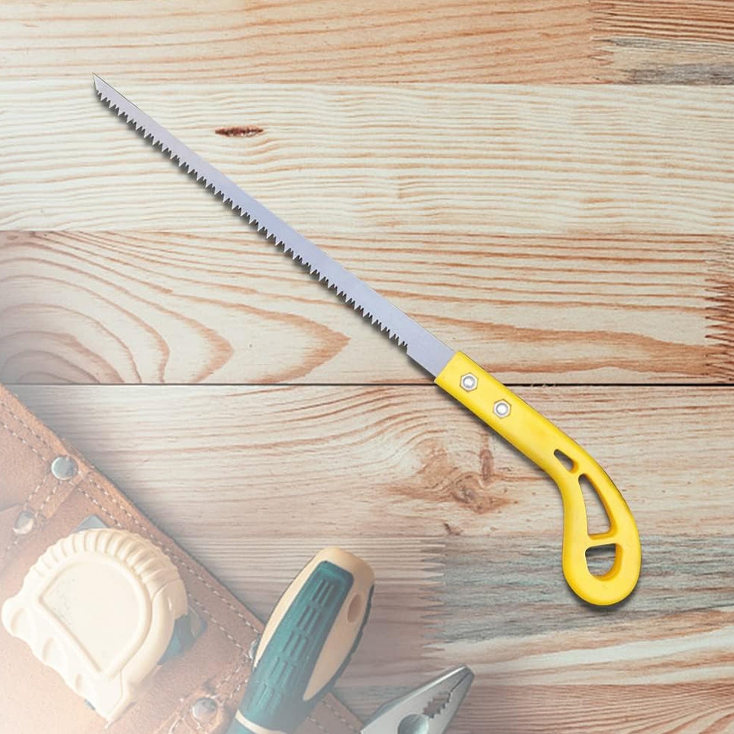 Portable Hand Saw High Strength Saw Small Hand Saw (34 Cm Long  1 Pc) - Happy Price - Image 3