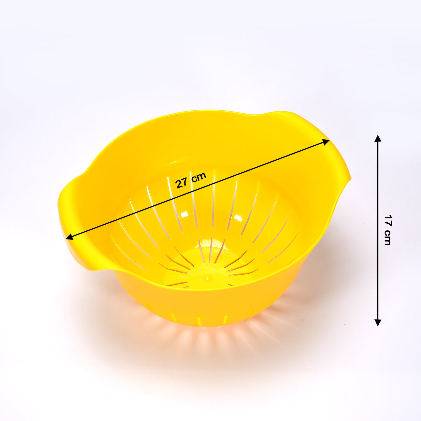 Plastic Washing Bowl with Strainer for Fruits, Vegetables & Pasta - Happy Price - Image 4