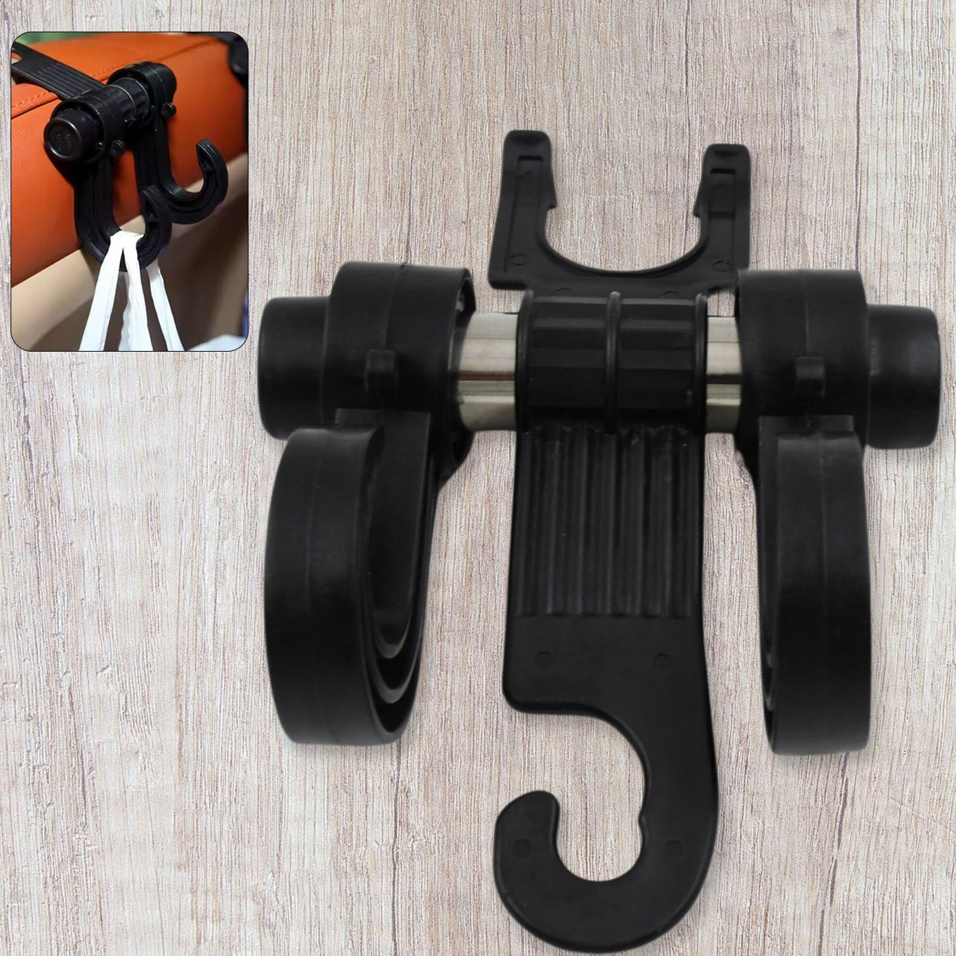 Car Hooks Vehicle Back Seat Hidden Headrest Hanger (1 Pc) - Happy Price - Image 1