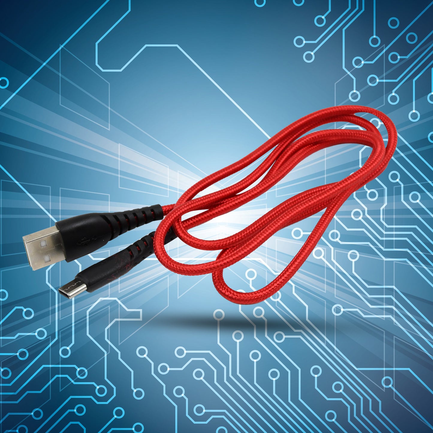 Type C Data Cable Fast Charging Data Transfer Cable (97 Cm  1 Pc) - Happy Price - Image 2