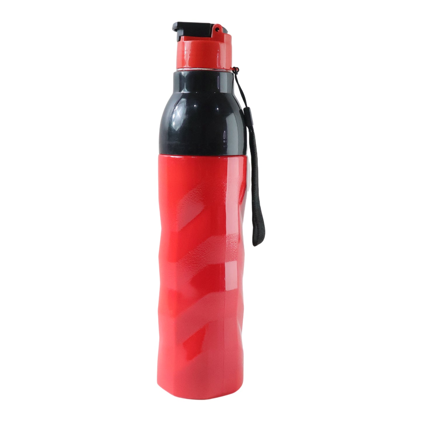 1000 ML Plastic Sports Water Bottle with Flip Lid and Strap (1 Pc) - Happy Price - Image 4