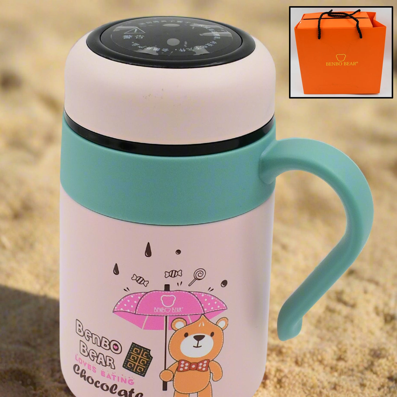 Smart Vacuum Insulated Water Bottle With Led Temperature Display  Gift Color Box (600 Ml Approx) - Happy Price - Image 1